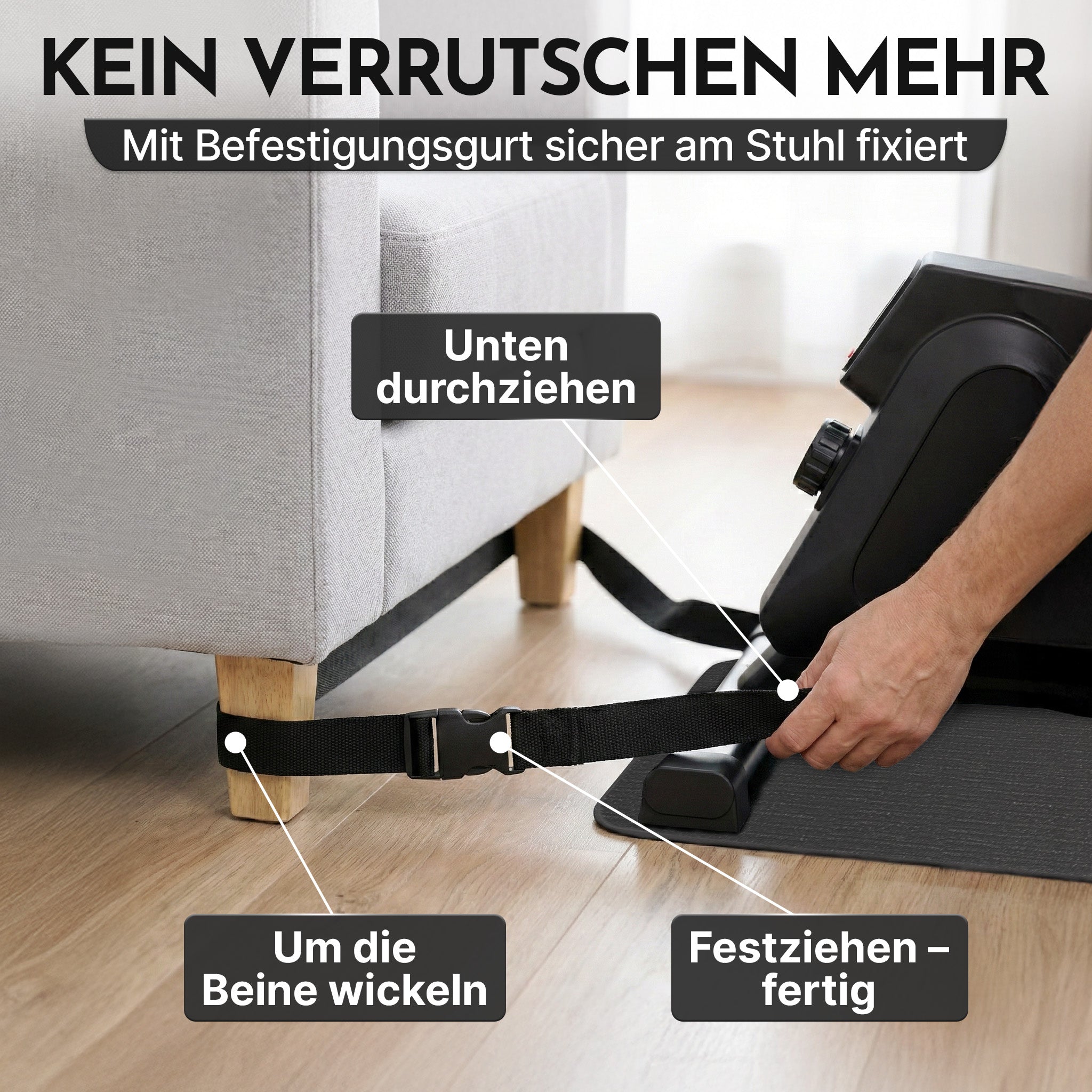 Pedaltrainer - ergonomischer Heimtrainer mit Zubehör | B-Ware - - Outlet von NEOLYMP | Fitnessequipment und Sportartikel