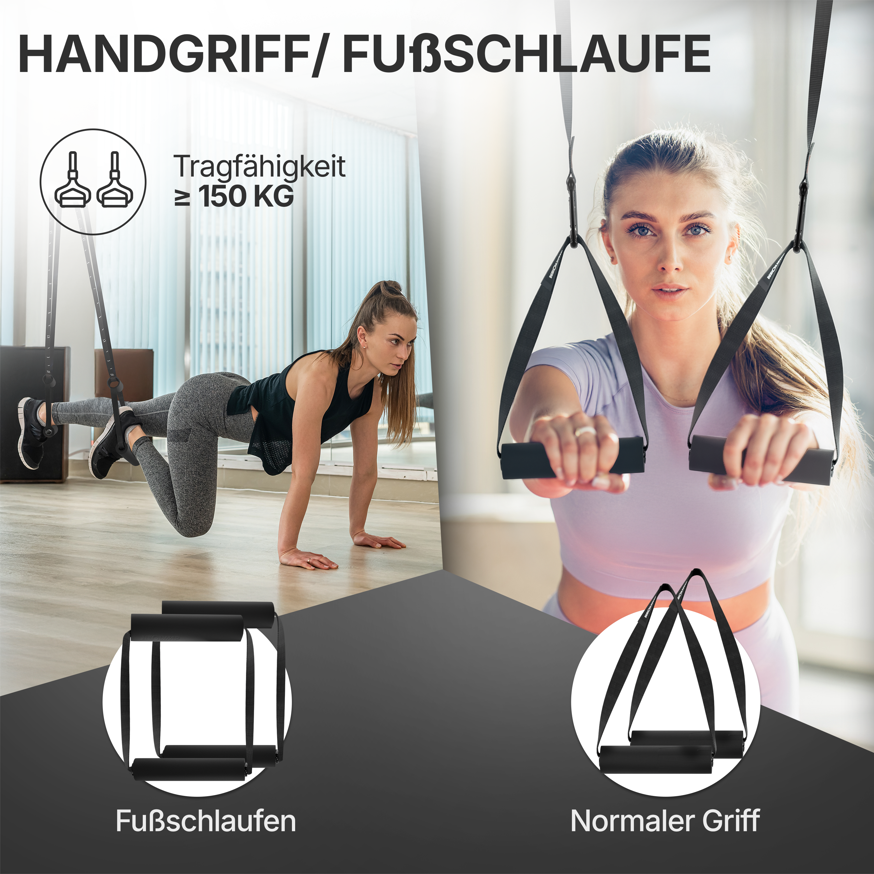 Schlingentrainer Komplett-Set - sling trainer - - Sportgerät von NEOLYMP | Fitnessequipment und Sportartikel