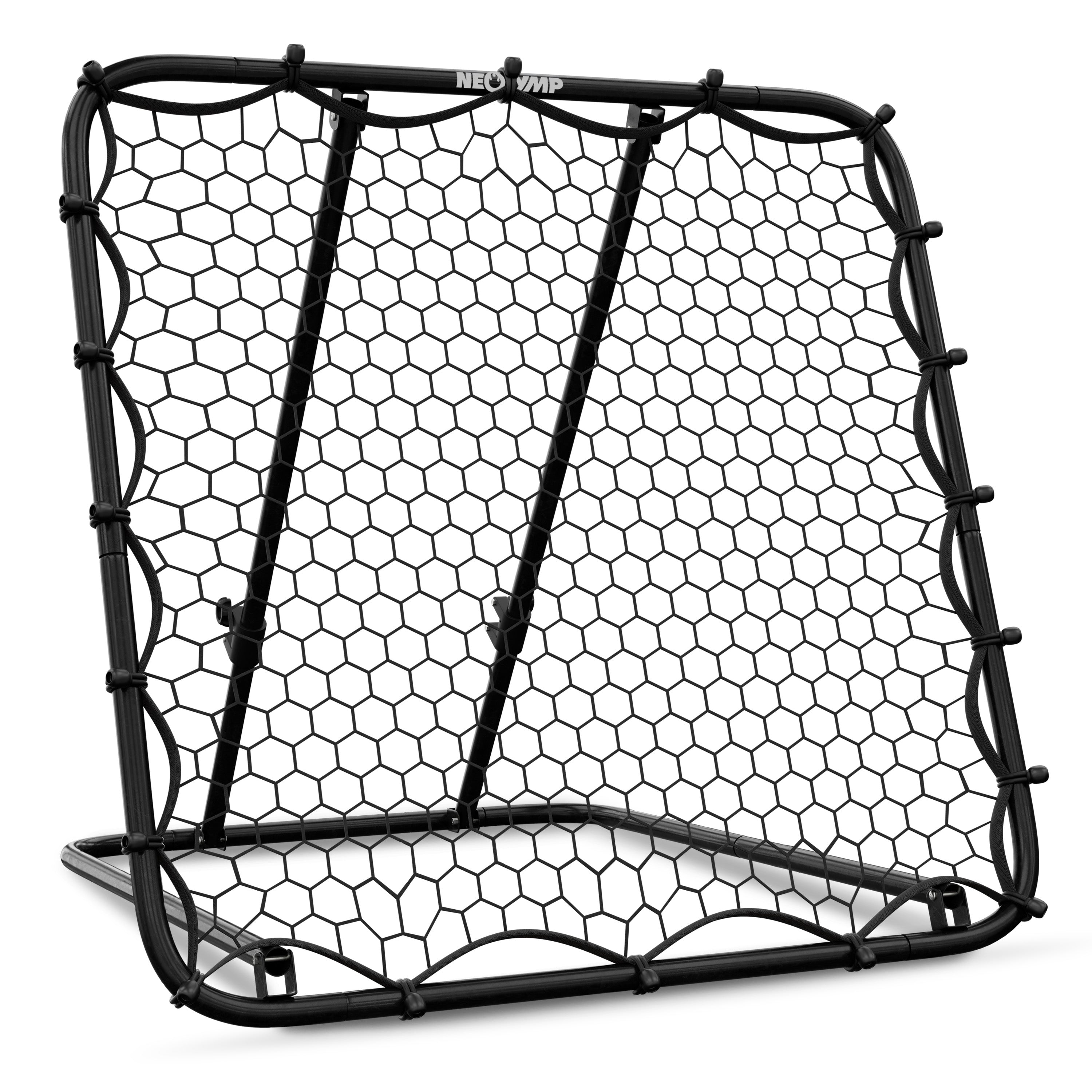 Fußball Rebounder Fußball in schwarz - Indoor & Outdoor Rückprallwand - 125 cm - Fußball-Equipment von NEOLYMP | Fitnessequipment und Sportartikel