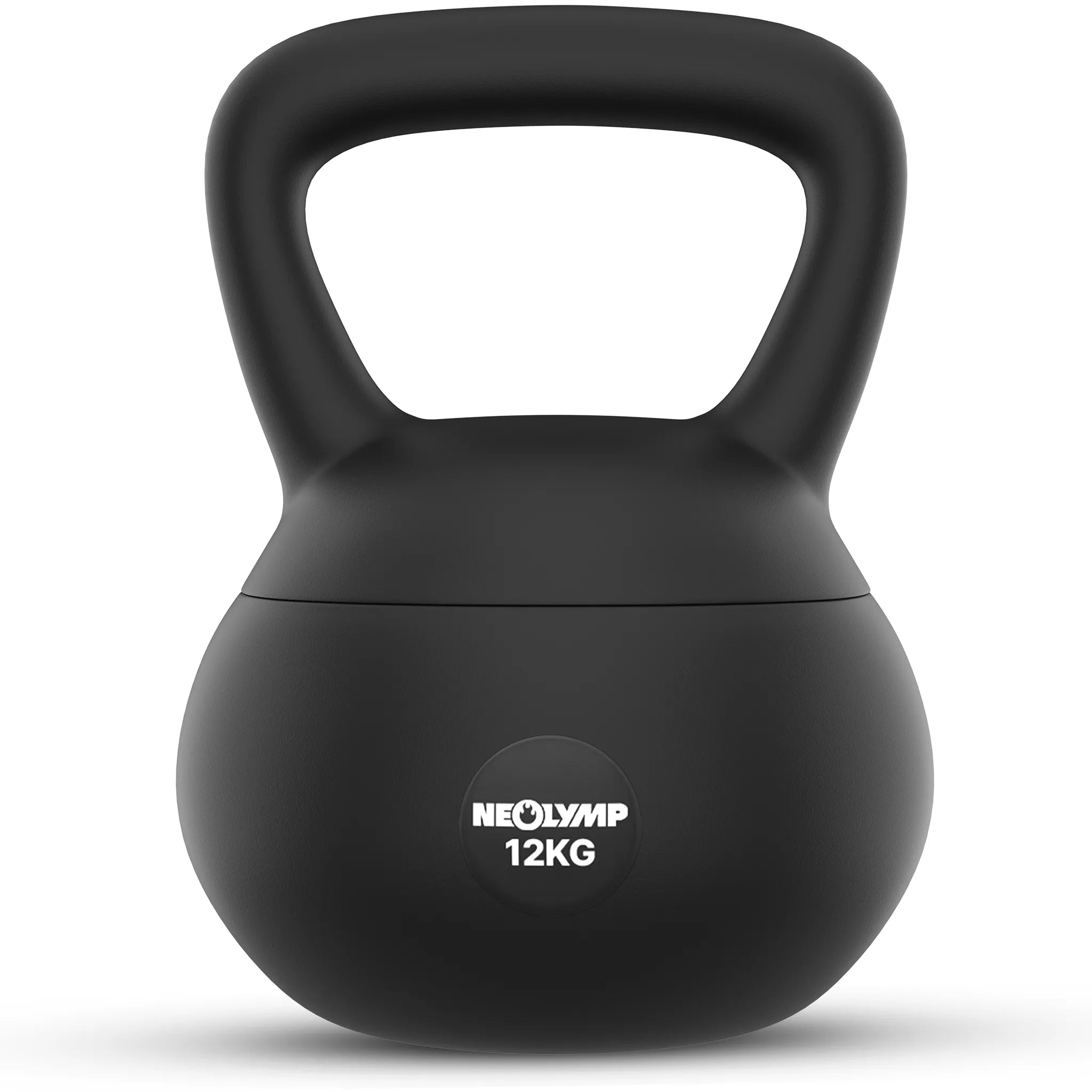 Soft Kettlebell - 2 kg bis 12 kg Trainingsgewichte - 12 kg Schwarz - Kettlebell von NEOLYMP | Fitnessequipment und Sportartikel