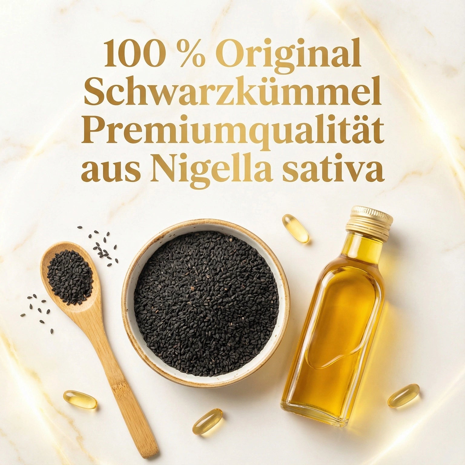 Nature Elegance - Schwarzkümmelöl 240 vegane Kapseln - Original Nigella Sativa (2er Pack) - - Nahrungsergänzungsmittel von NEOLYMP | Fitnessequipment und Sportartikel