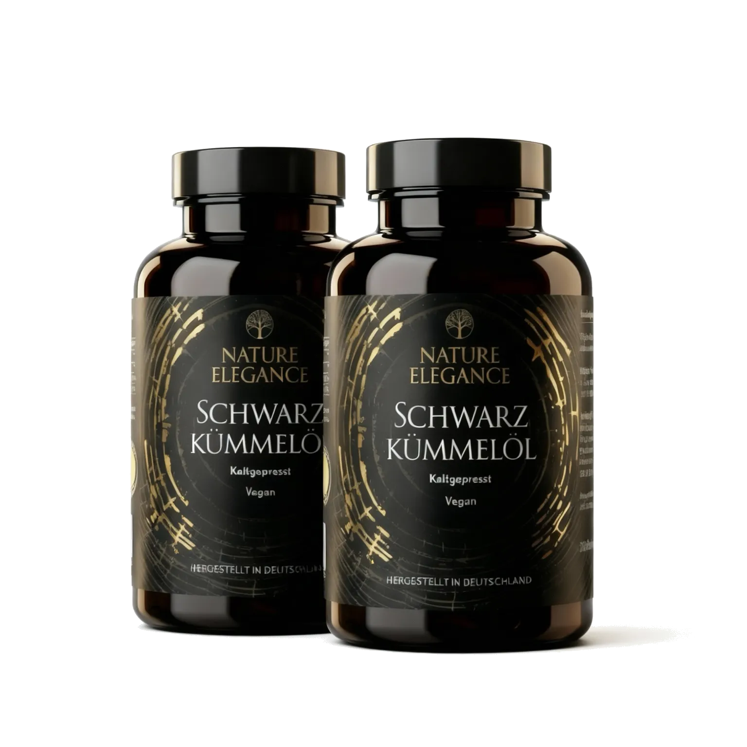 Nature Elegance - Schwarzkümmelöl 240 vegane Kapseln - Original Nigella Sativa (2er Pack) - 2er Pack - Nahrungsergänzungsmittel von NEOLYMP | Fitnessequipment und Sportartikel