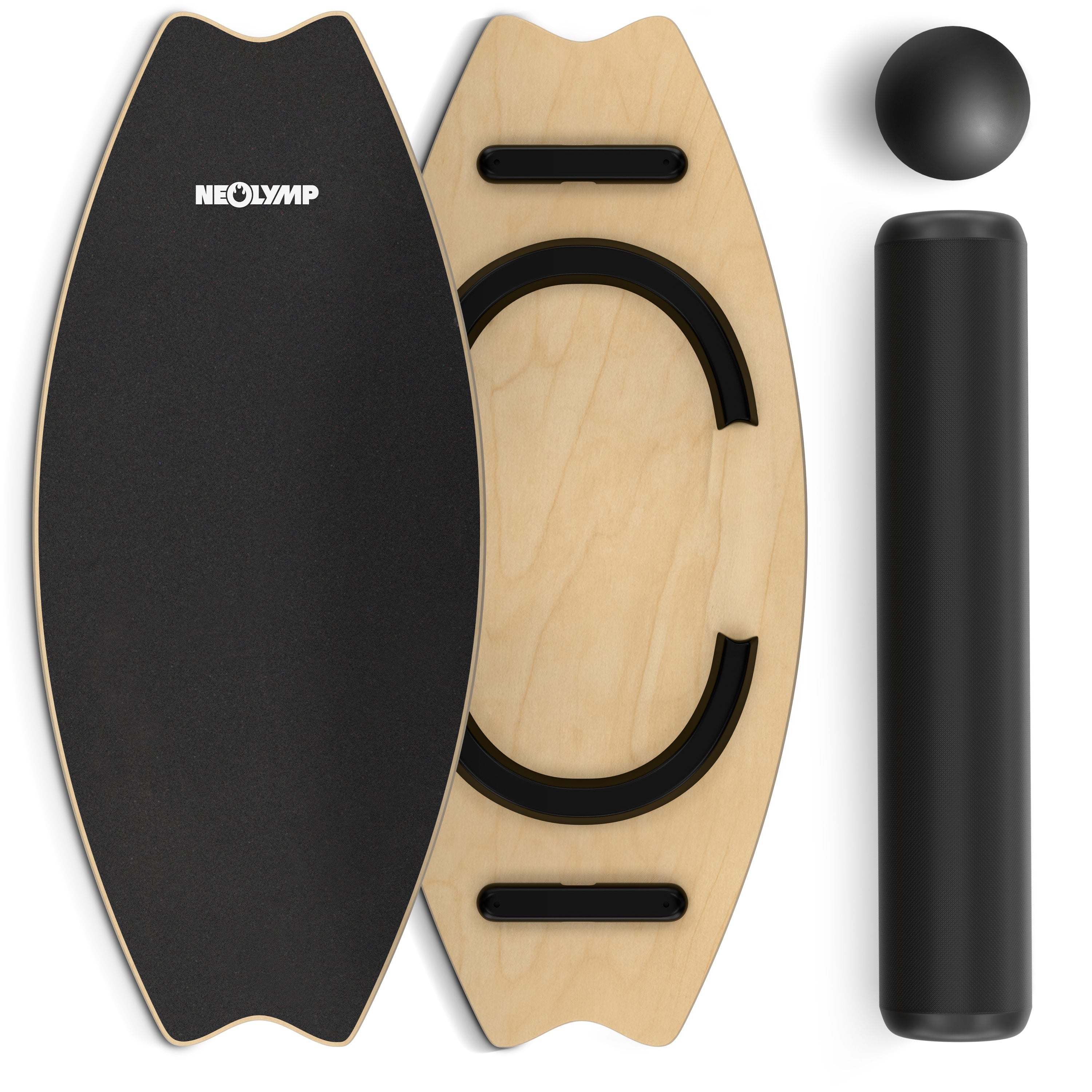 9-in-1 Balance Board aus Birkenholz - - Balancetrainer von NEOLYMP | Fitnessequipment und Sportartikel