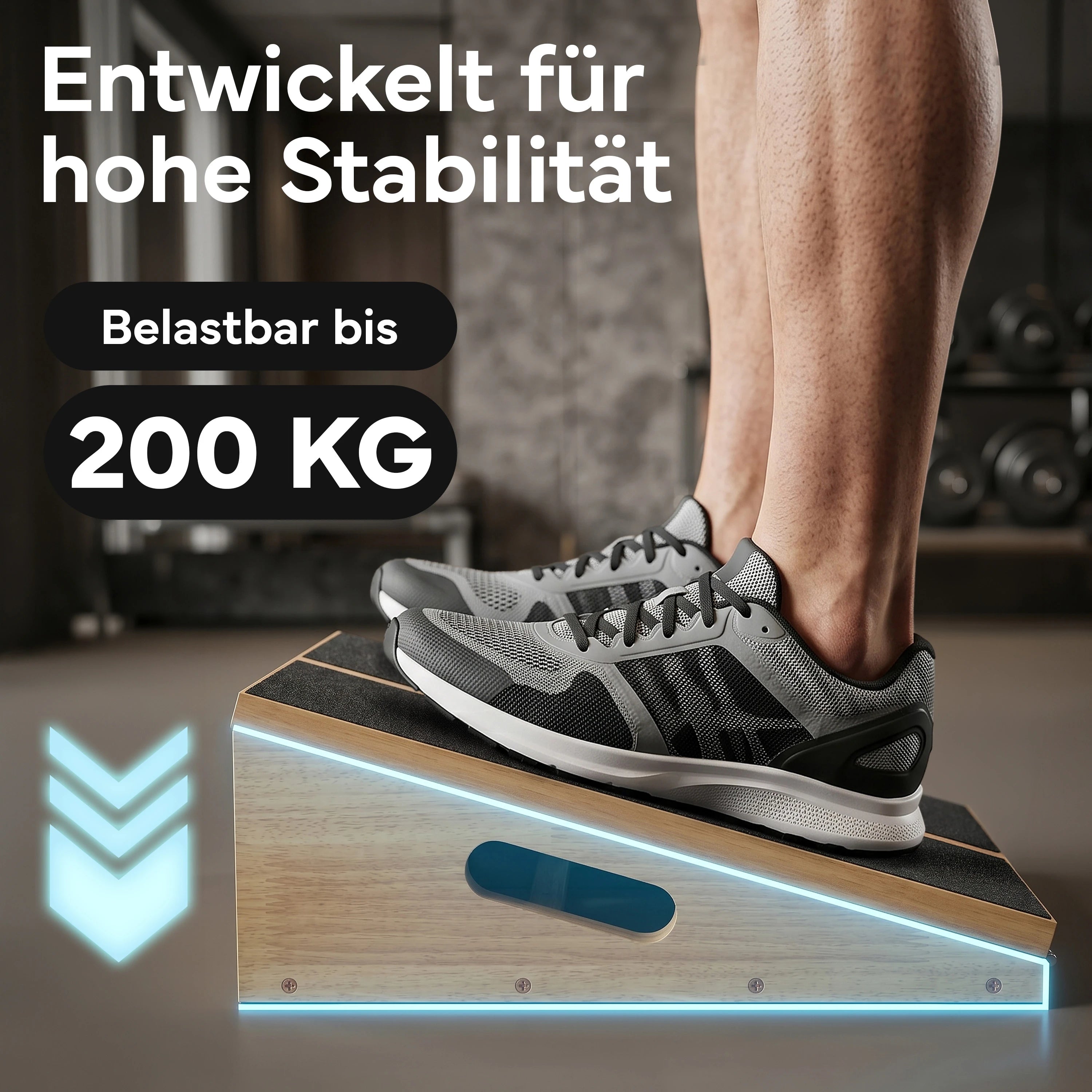 Wadendehner Brett - Stretch Board aus Holz - - Sportgerät von NEOLYMP | Fitnessequipment und Sportartikel