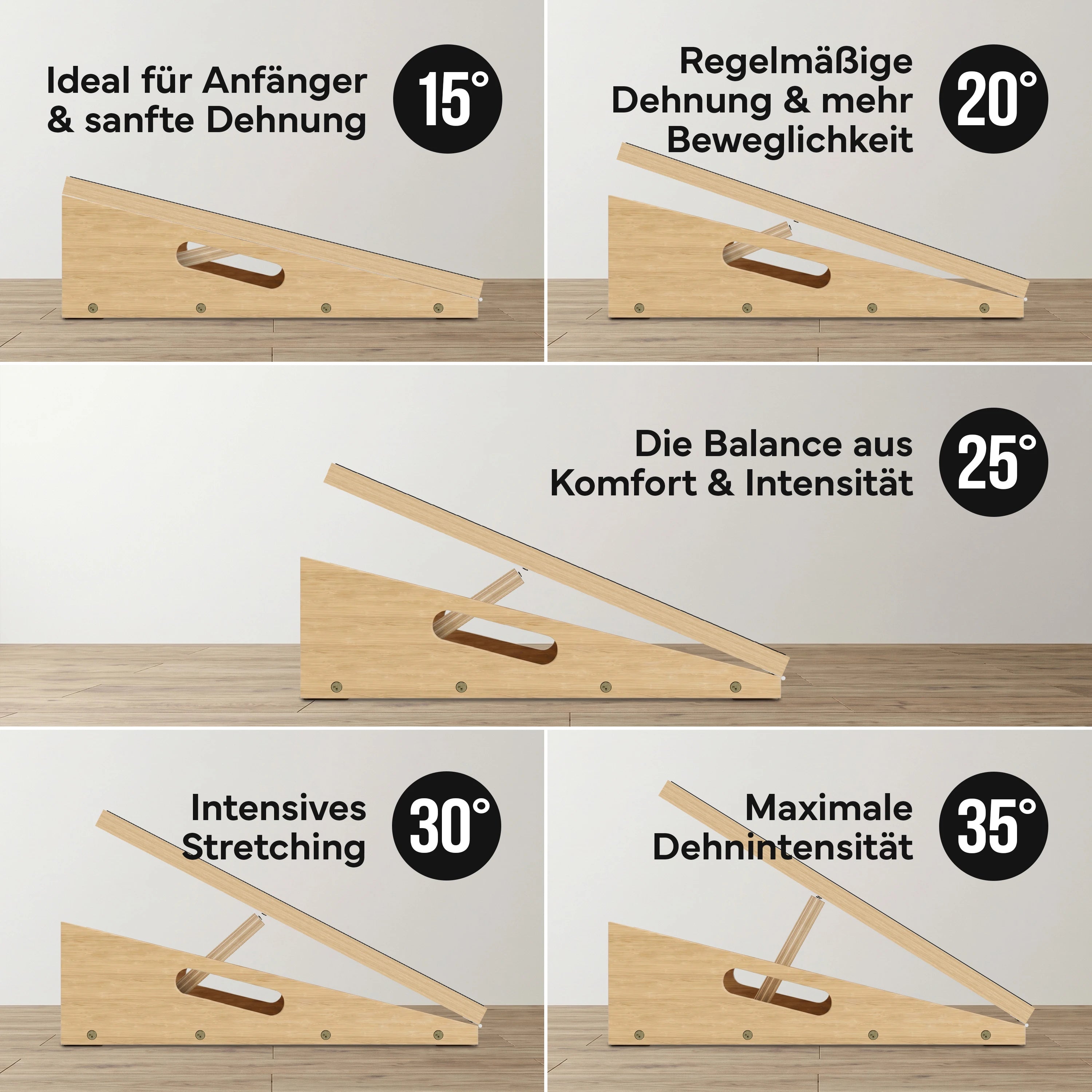 Wadendehner Brett - Stretch Board aus Holz - - Sportgerät von NEOLYMP | Fitnessequipment und Sportartikel