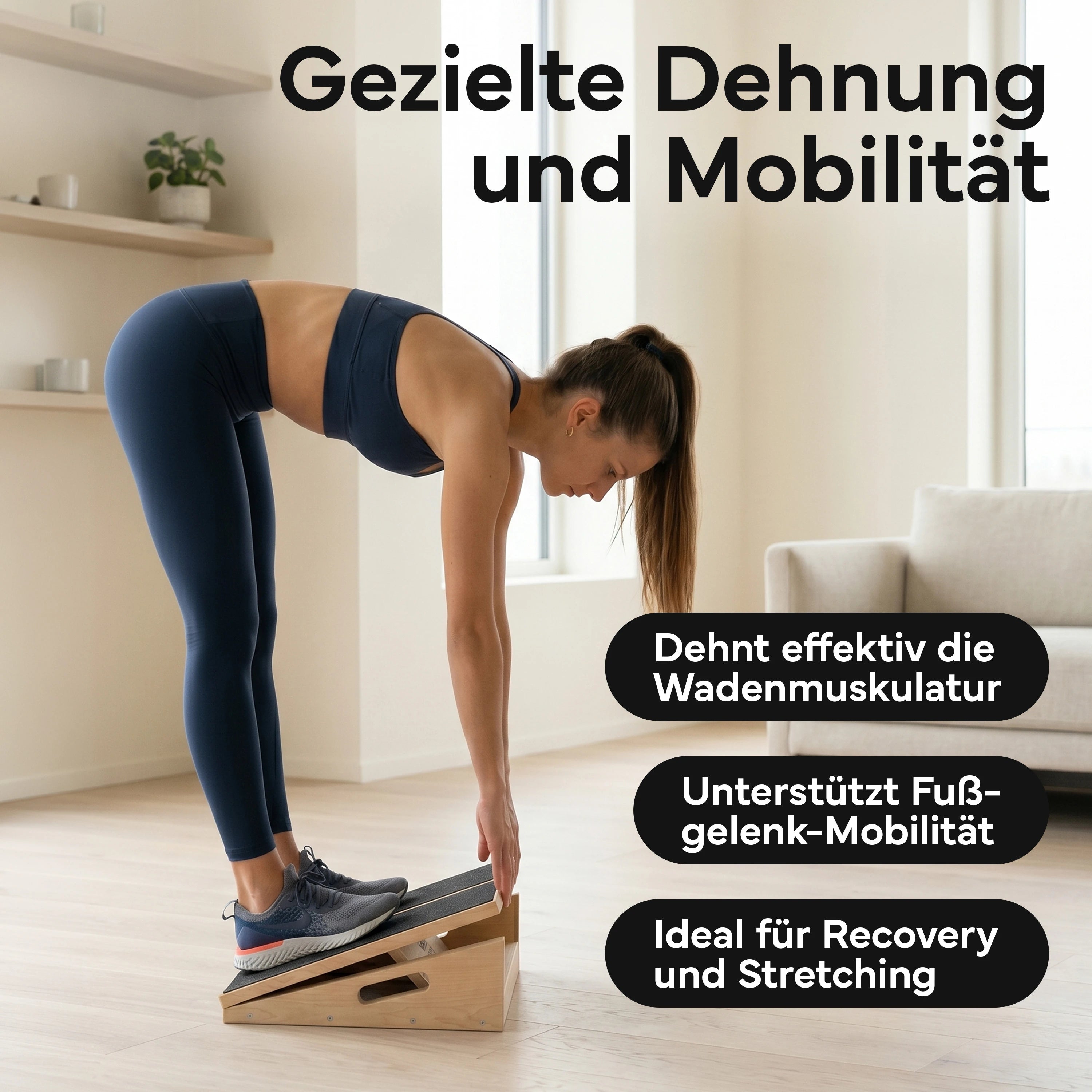 Wadendehner Brett - Stretch Board aus Holz - - Sportgerät von NEOLYMP | Fitnessequipment und Sportartikel