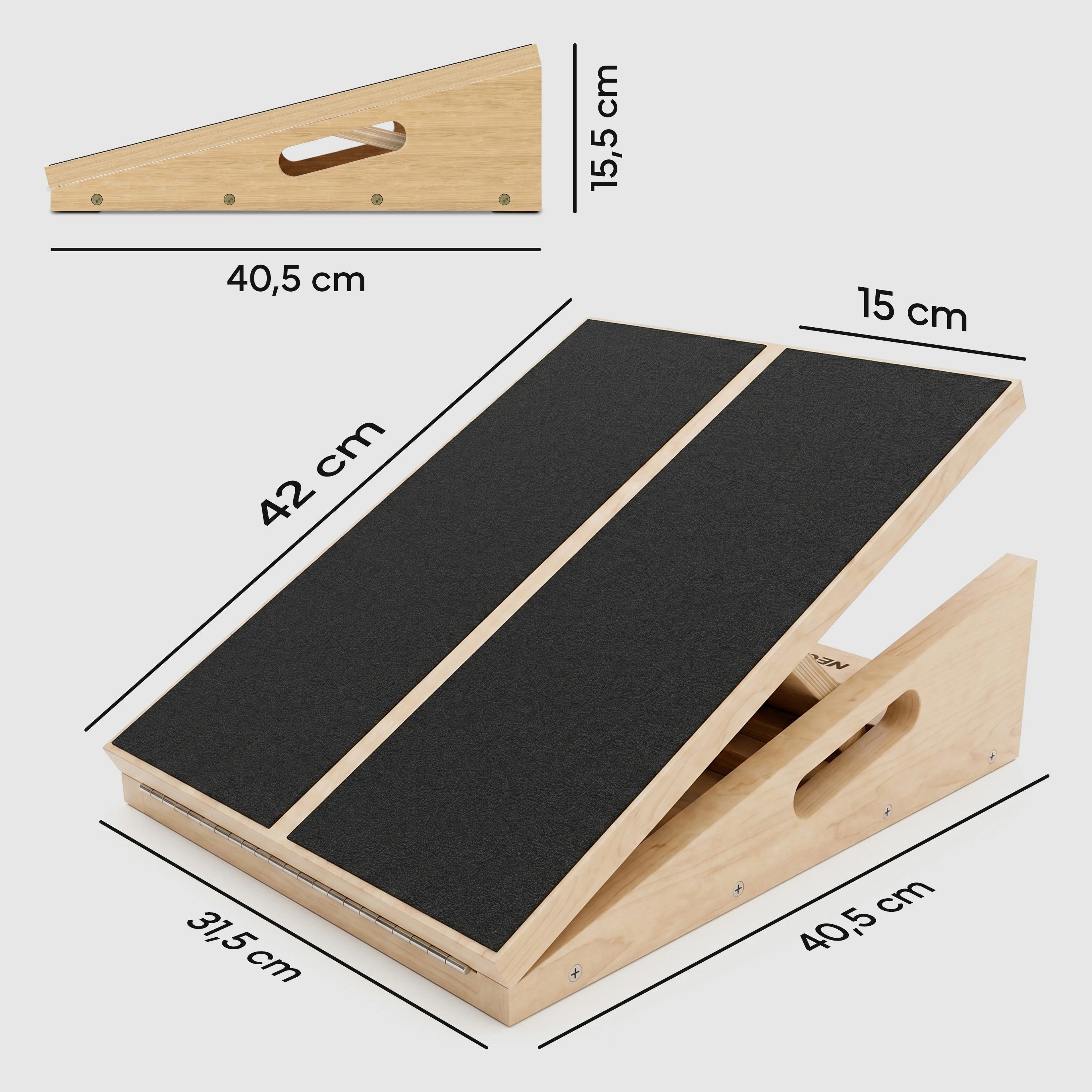 Wadendehner Brett - Stretch Board aus Holz - - Sportgerät von NEOLYMP | Fitnessequipment und Sportartikel