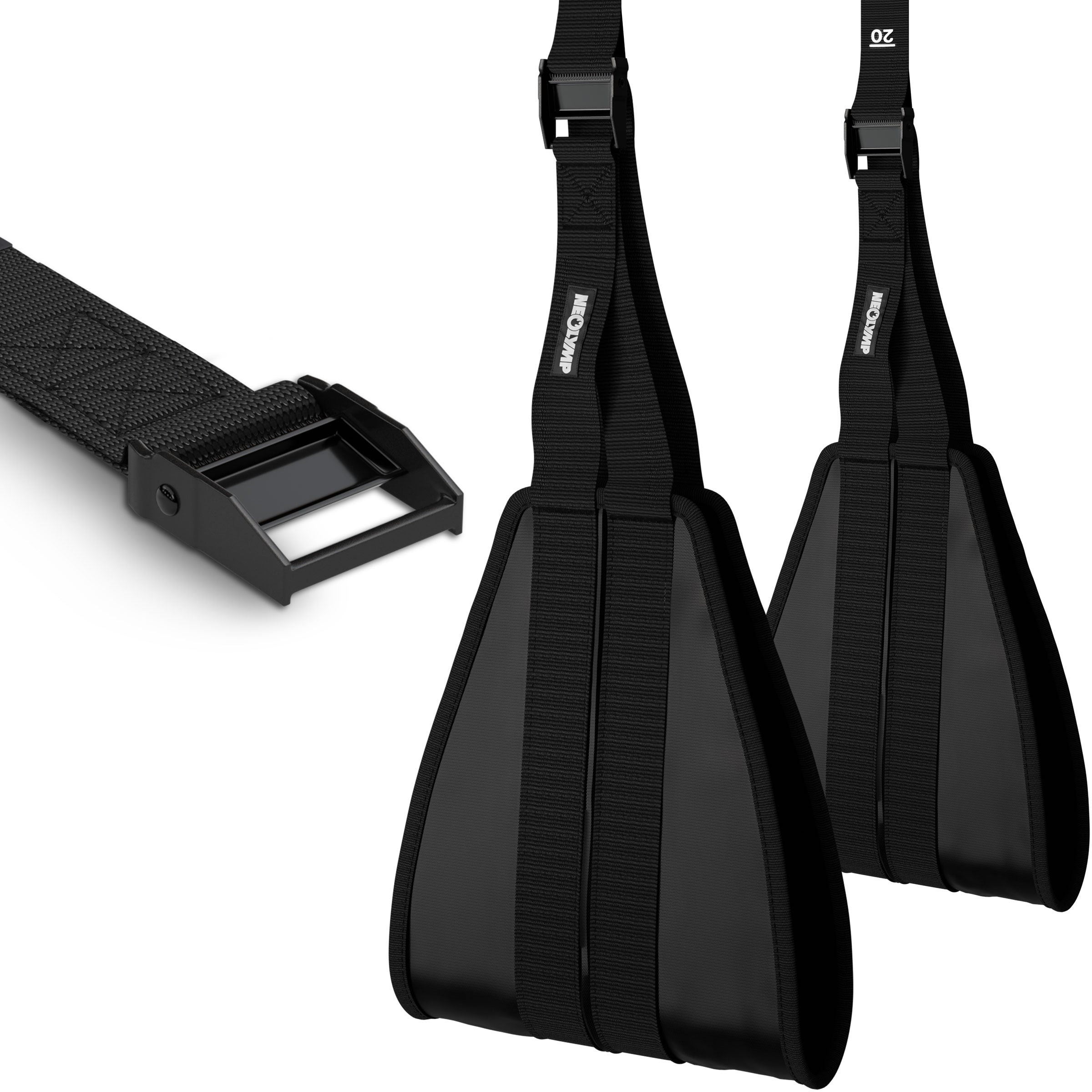 Bauchmuskel-Schlaufen - Trainingsschlaufen Ab Straps - - Bauchtrainer von NEOLYMP | Fitnessequipment und Sportartikel