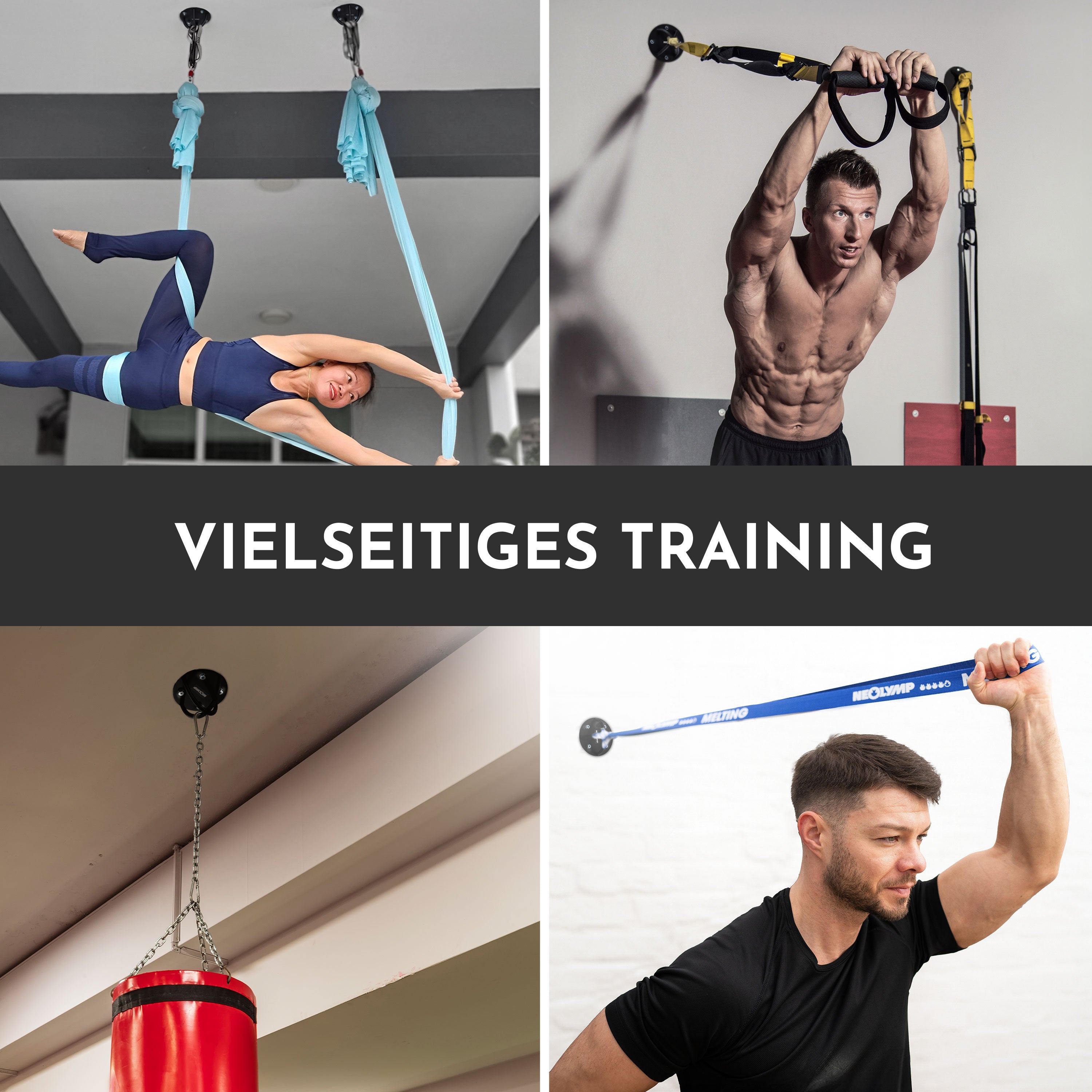 Wandanker für Fitnessbänder - - Zubehör von NEOLYMP | Fitnessequipment und Sportartikel