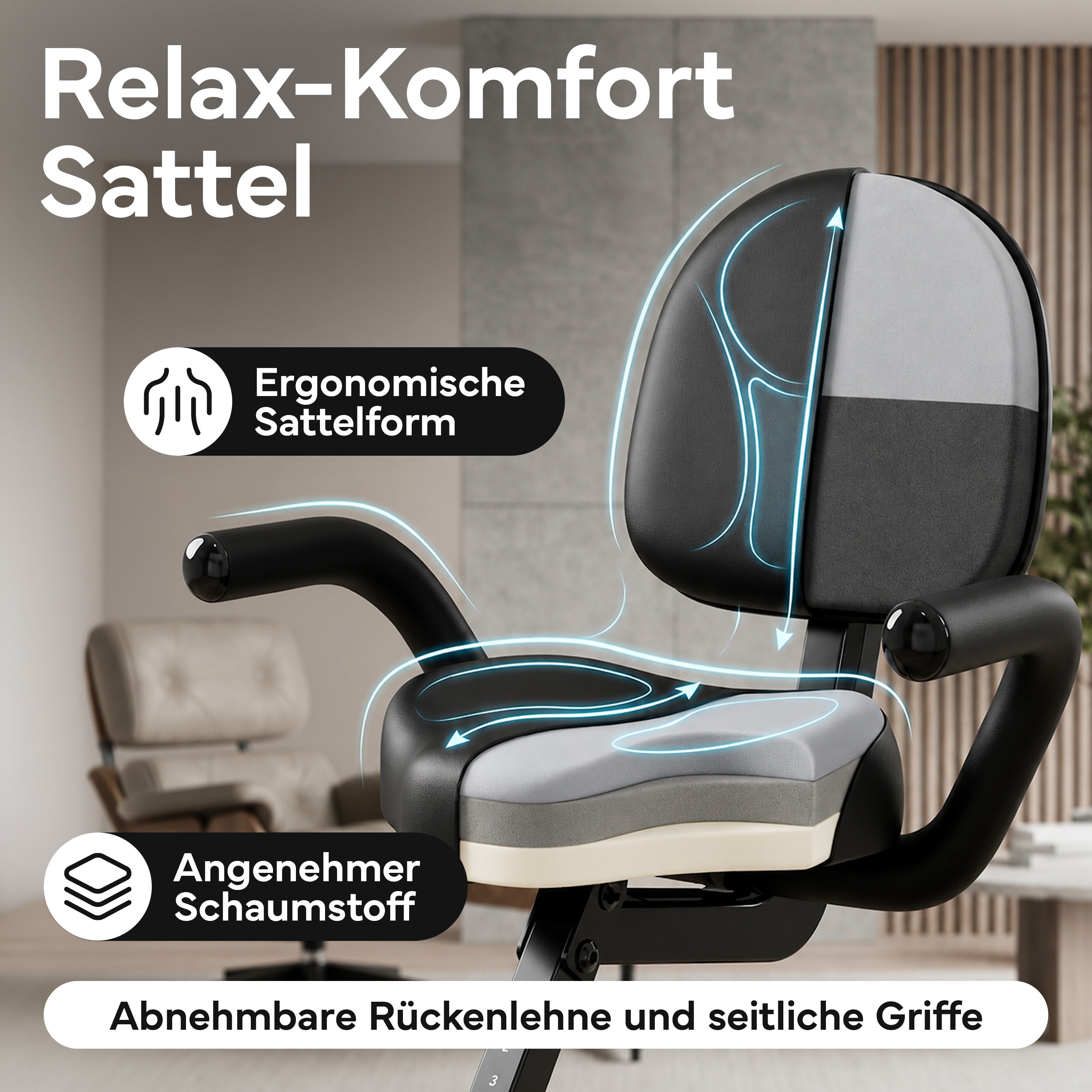 Fitnessbike X-Bike, Heimtrainer mit 8 Widerstandsstufen - - Sportgerät von NEOLYMP | Fitnessequipment und Sportartikel