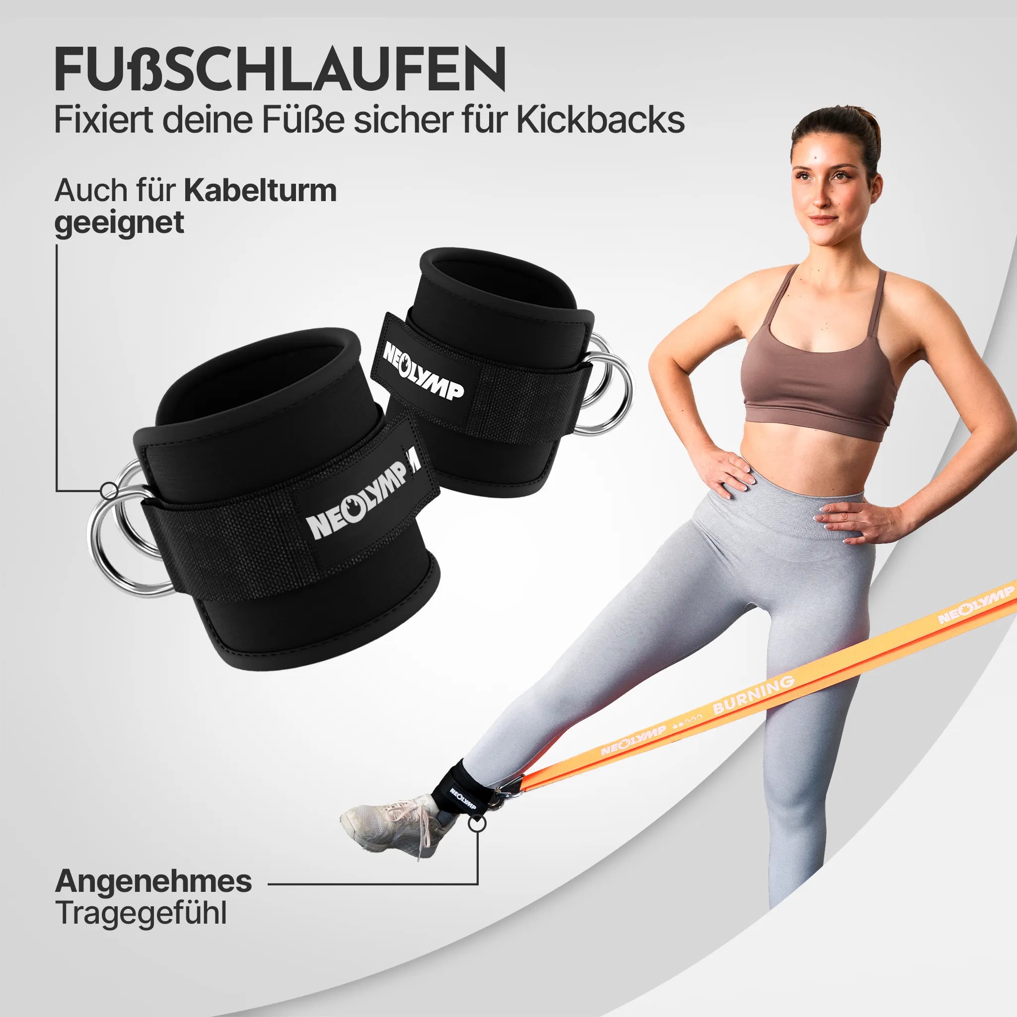 2er Set Fußschlaufen
