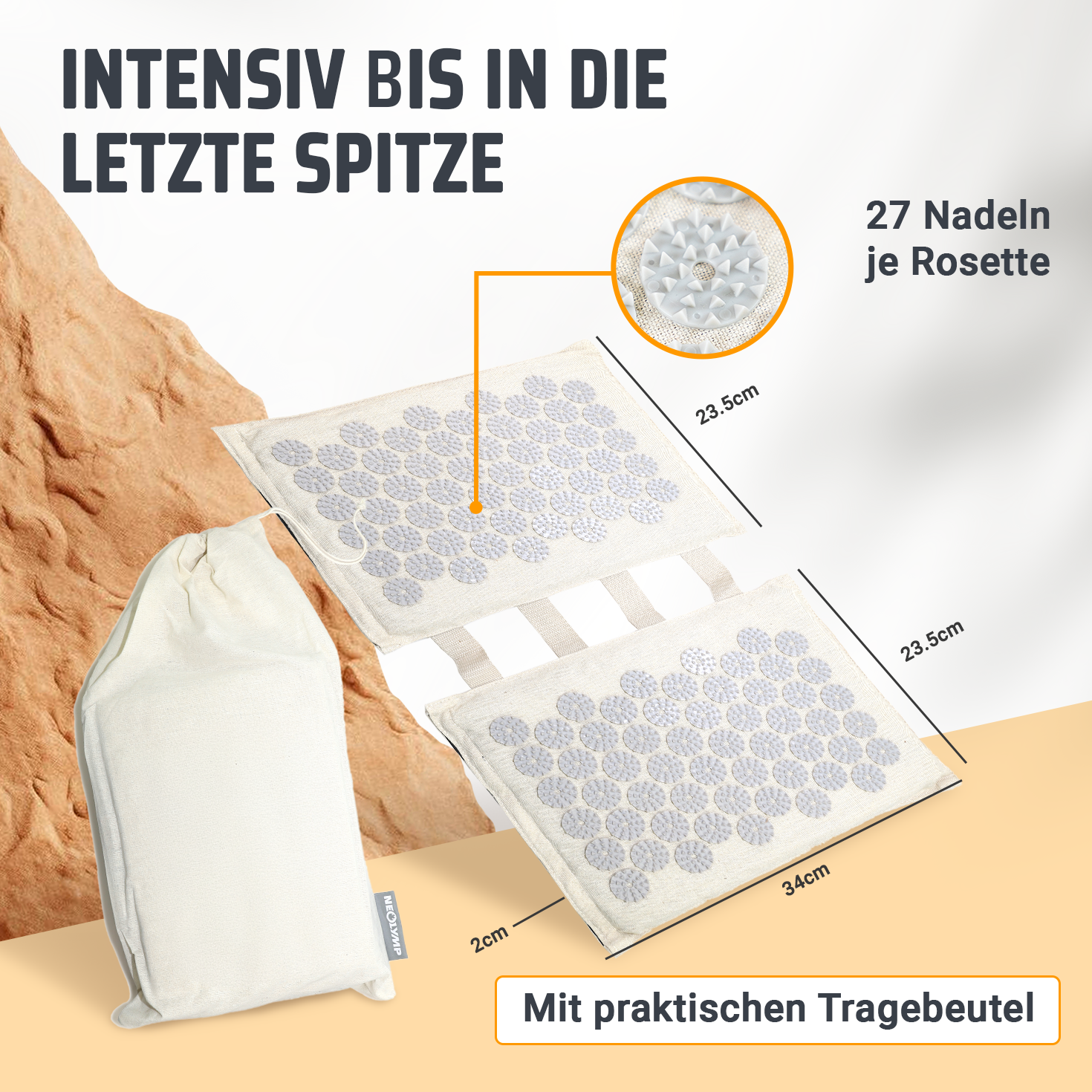 Akupressur Fußmatte - - Recovery & Akupressur von NEOLYMP | Fitnessequipment und Sportartikel