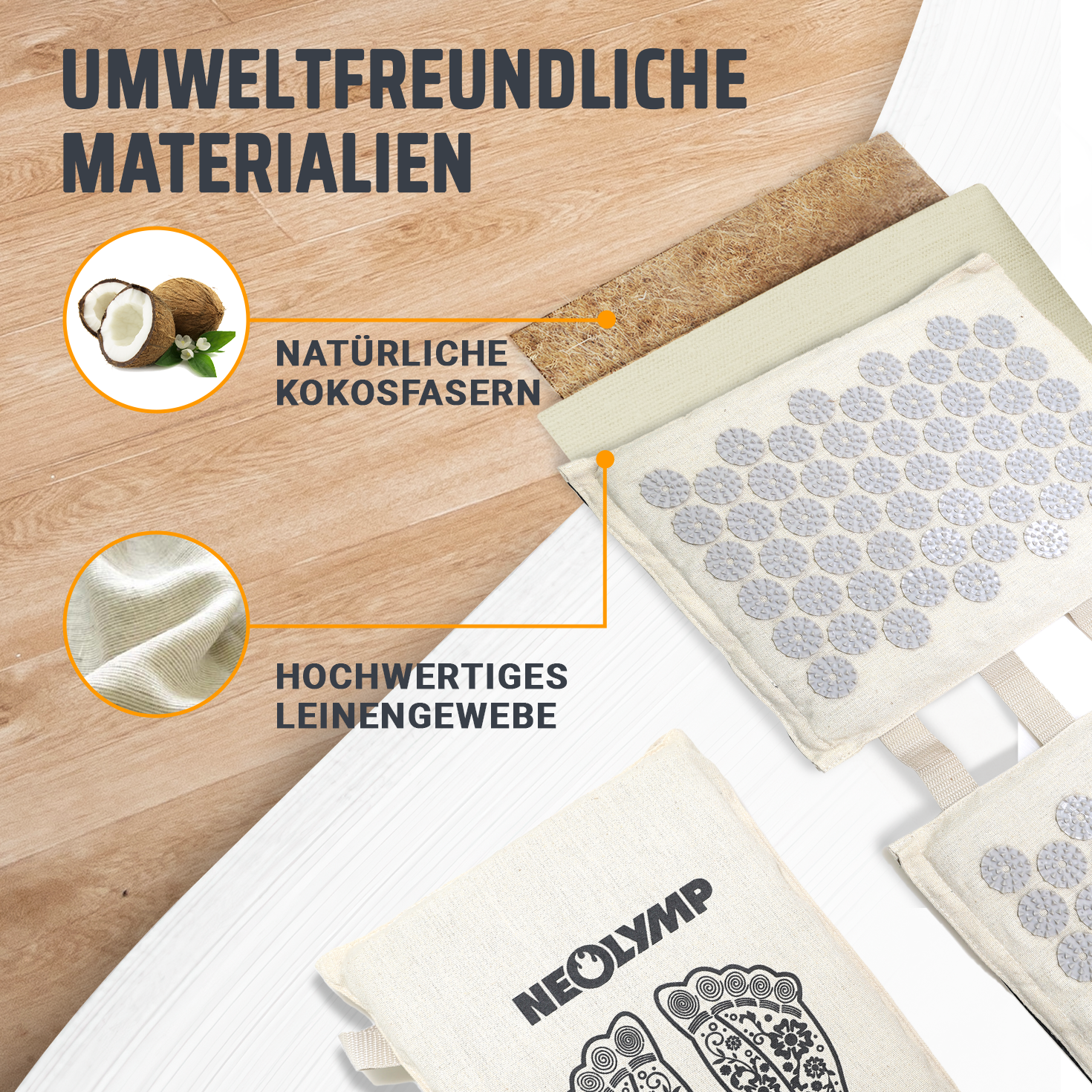 Akupressur Fußmatte - - Recovery & Akupressur von NEOLYMP | Fitnessequipment und Sportartikel