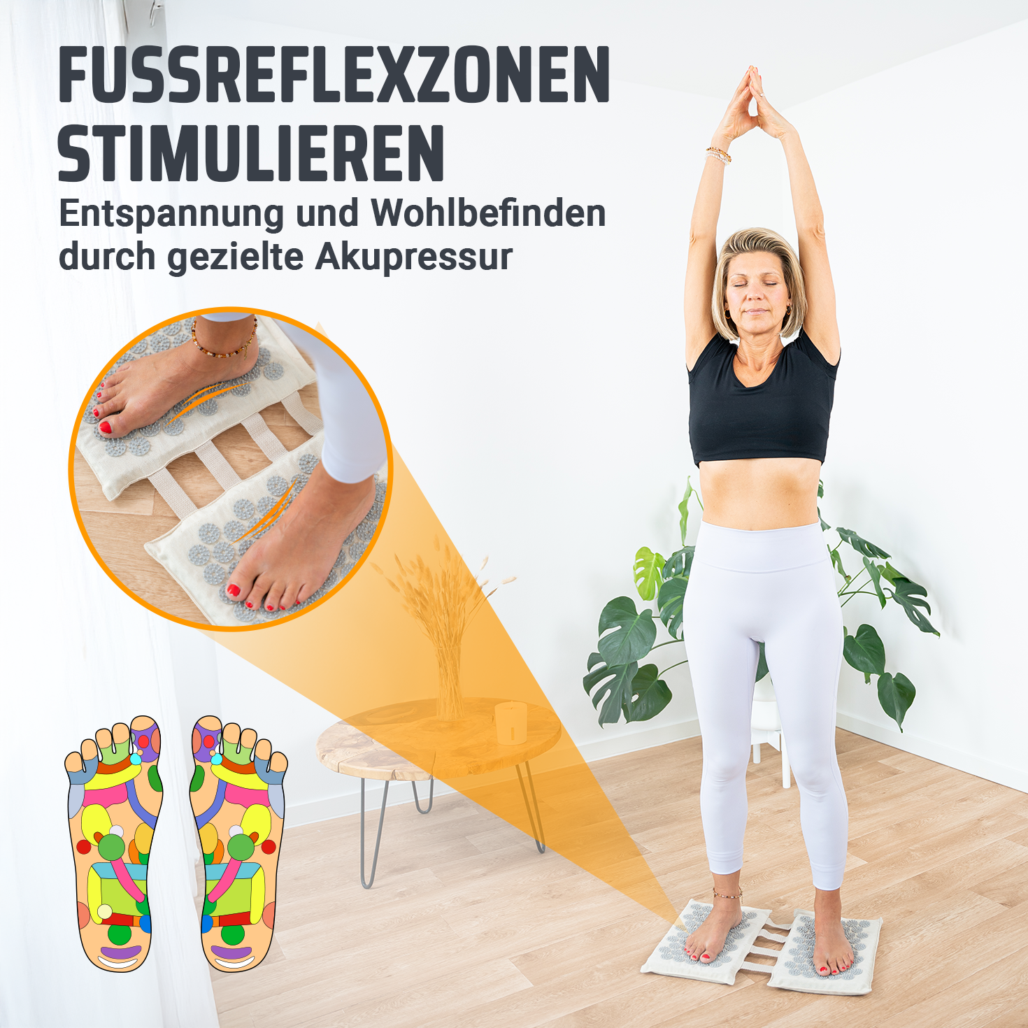 Akupressur Fußmatte - - Recovery & Akupressur von NEOLYMP | Fitnessequipment und Sportartikel