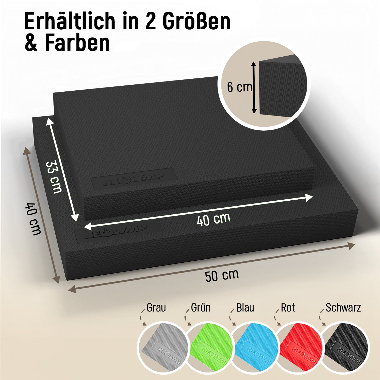 Balance Pad - - Balancetrainer von NEOLYMP | Fitnessequipment und Sportartikel