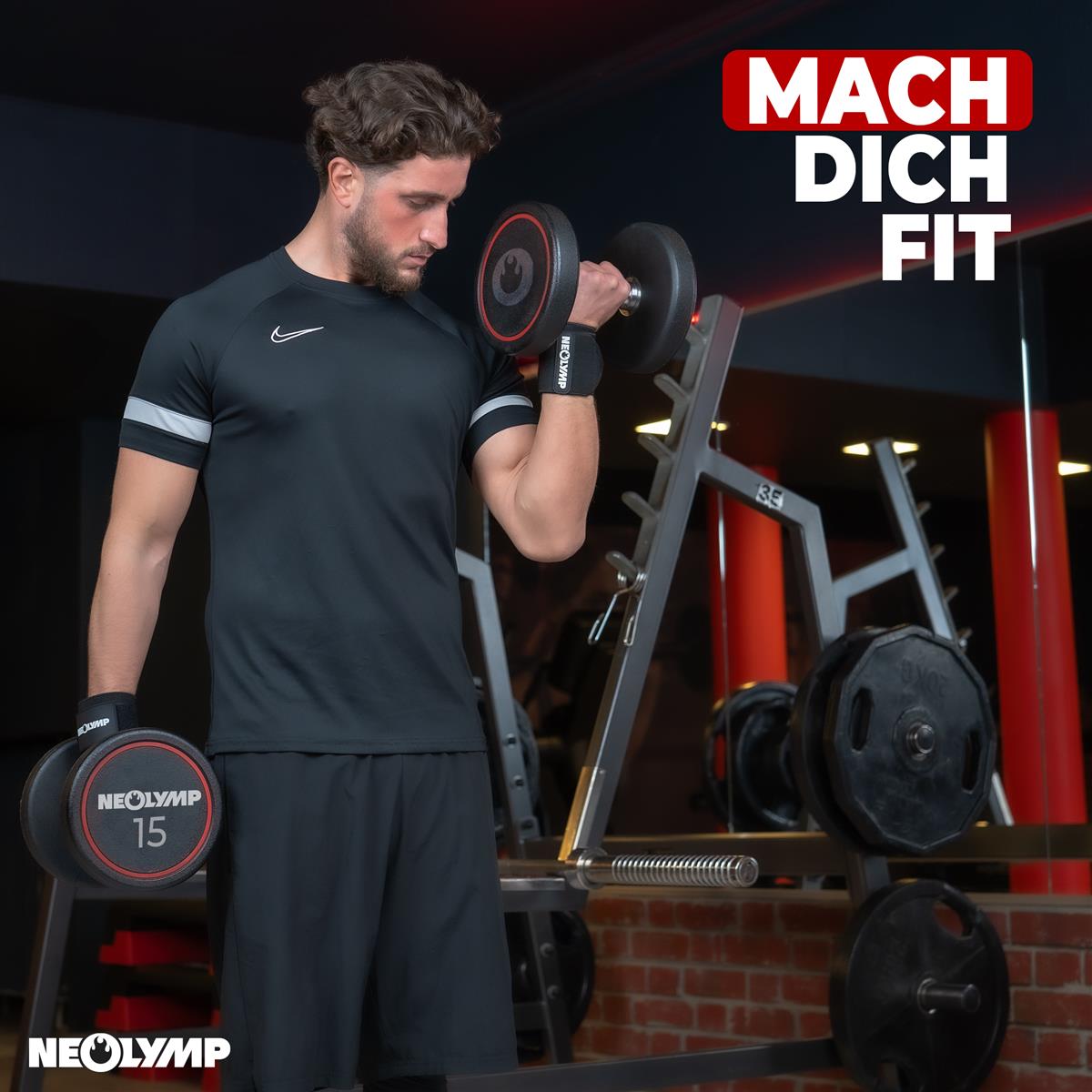Handgelenkbandage 63 cm - - Zubehör von NEOLYMP | Fitnessequipment und Sportartikel