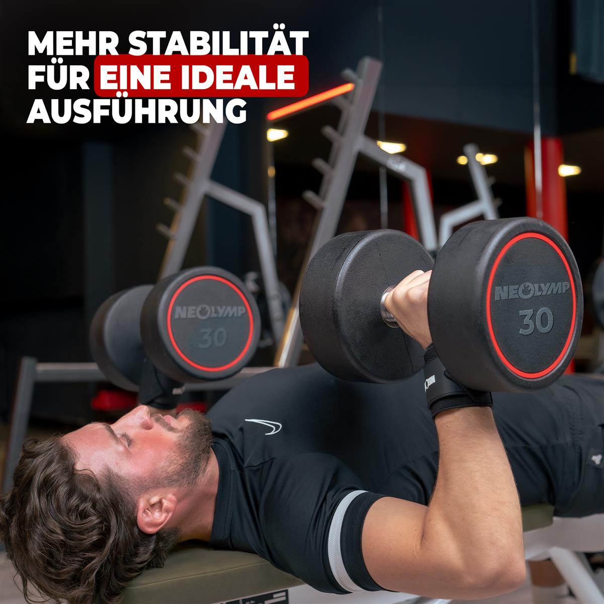 Handgelenkbandage 63 cm - - Zubehör von NEOLYMP | Fitnessequipment und Sportartikel