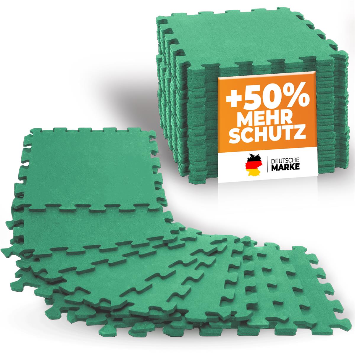 Bodenschutzmatte in Farbe (Fitness Puzzlematte) – Maigrün 1 x 8 Stück (8 Stück) (B‑Ware) - - Outlet von NEOLYMP | Fitnessequipment und Sportartikel