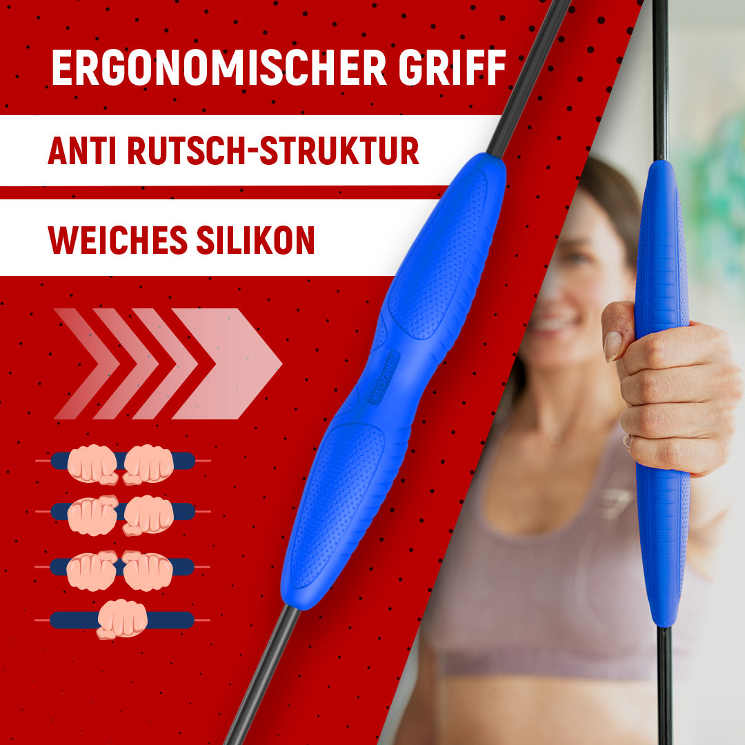 Schwingstab mit ergonomischem Griff - - Schwingstab von NEOLYMP | Fitnessequipment und Sportartikel