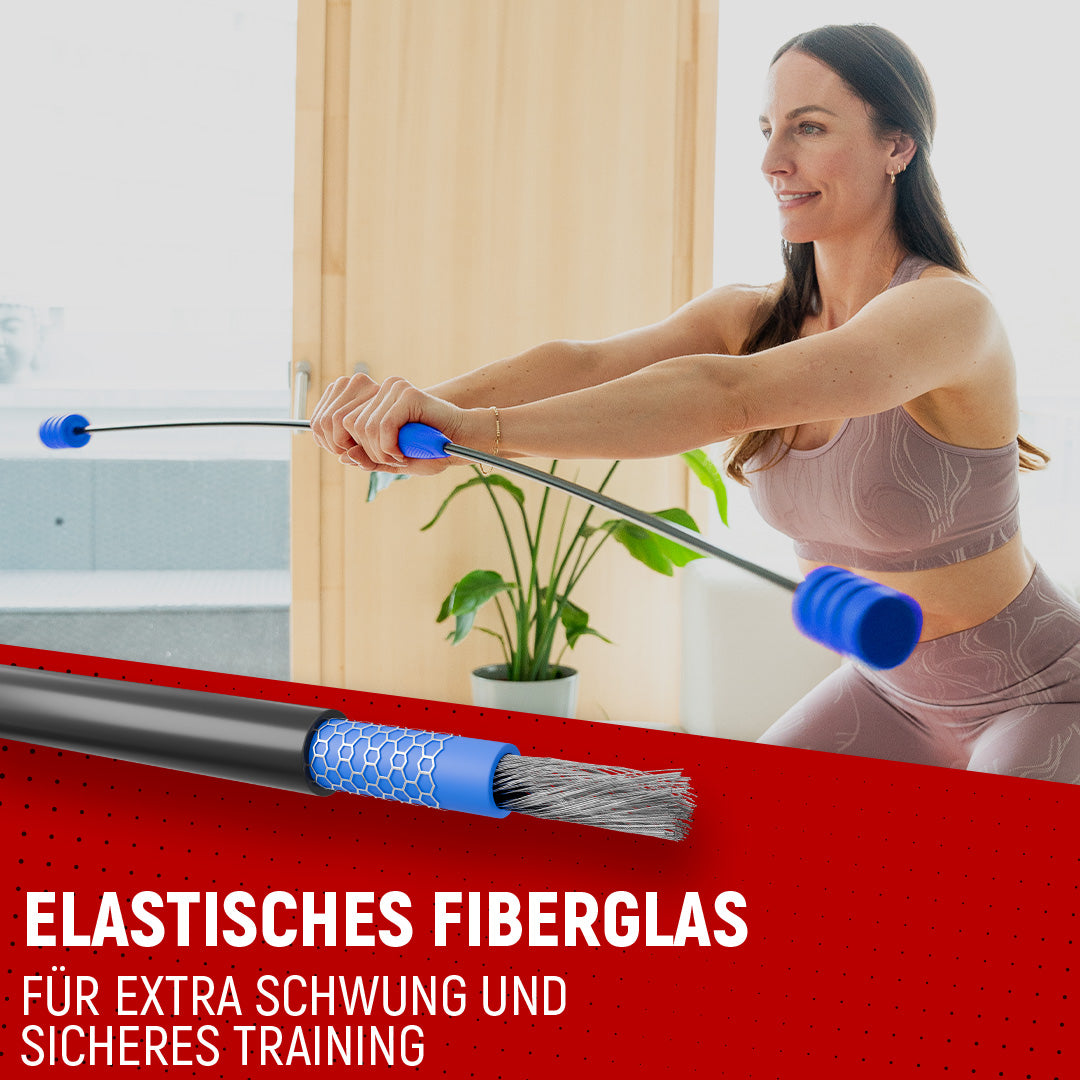 Schwingstab mit ergonomischem Griff - - Schwingstab von NEOLYMP | Fitnessequipment und Sportartikel