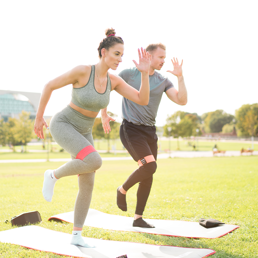 Fitnessbänder kurz aus Stoff - Minibänder - - Fitnessbänder von NEOLYMP | Fitnessequipment und Sportartikel