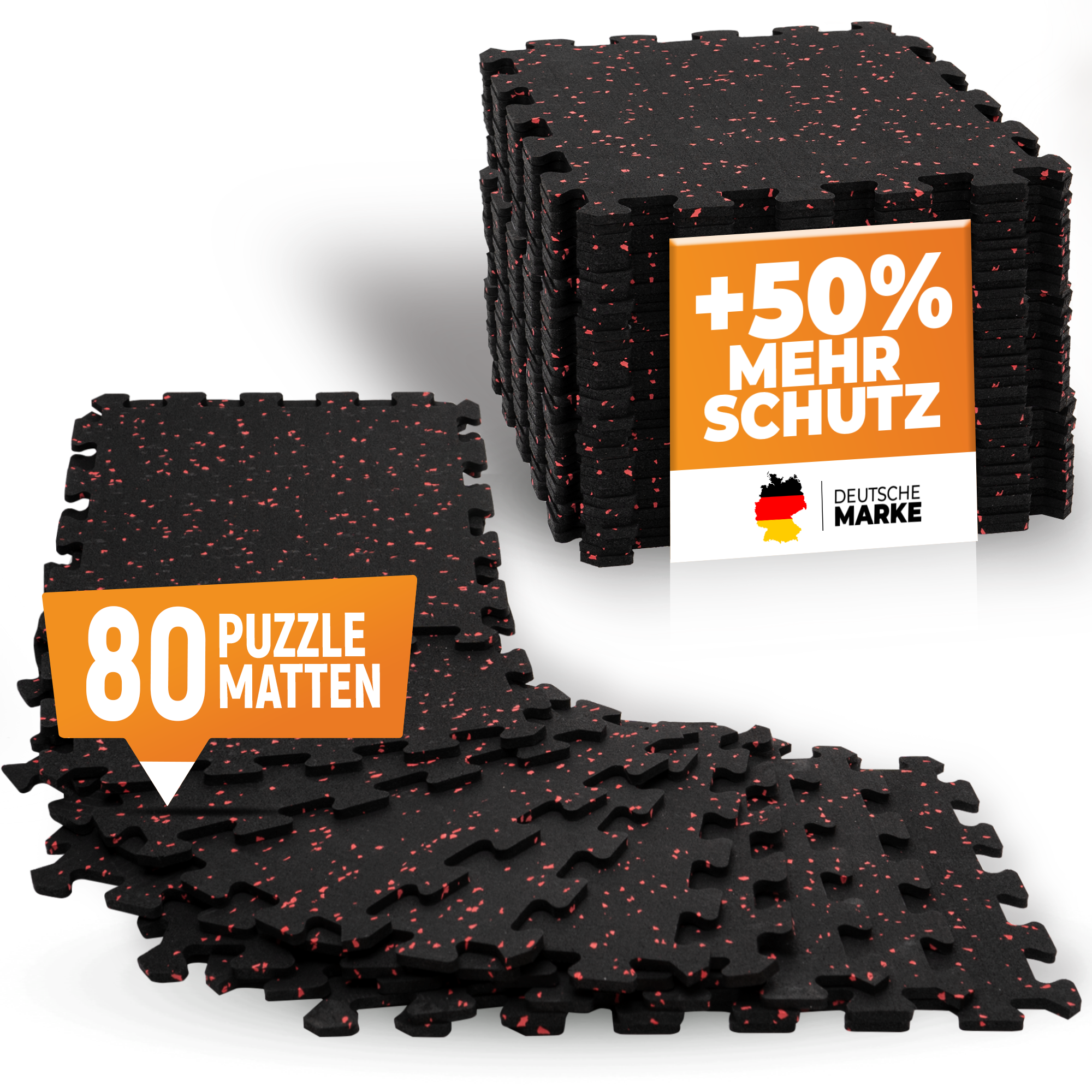 80 Kautschuk Bodenschutzmatten (B‑Ware) - - Outlet von NEOLYMP | Fitnessequipment und Sportartikel