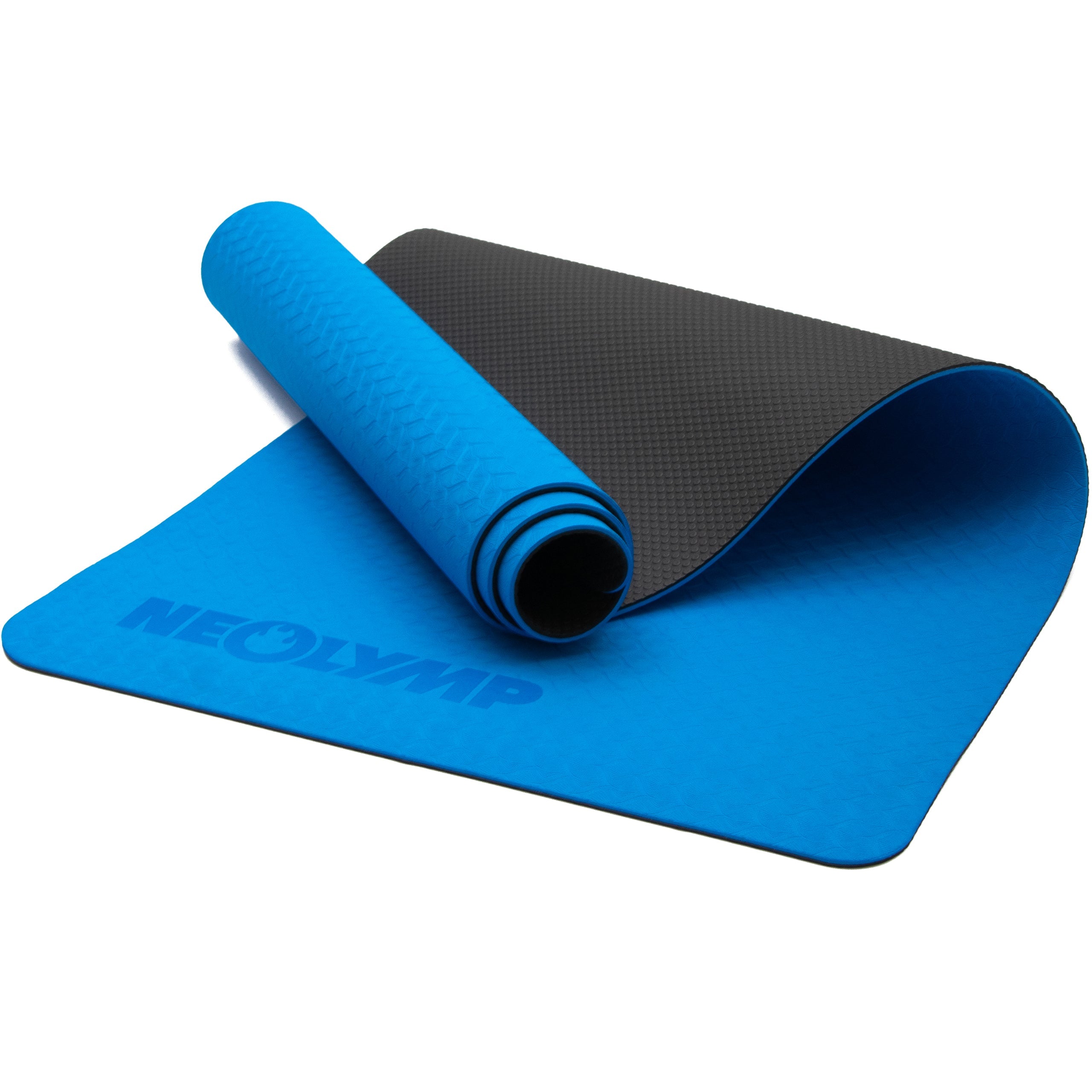 Premium Yogamatte – ideal für Yoga, Pilates & Gymnastik – Blau (B‑Ware) - - Outlet von NEOLYMP | Fitnessequipment und Sportartikel