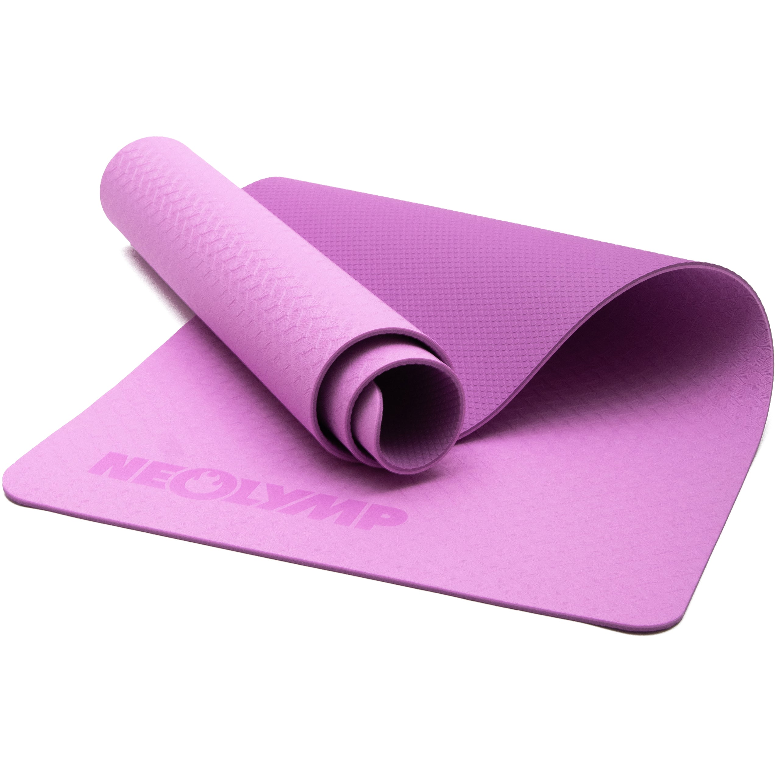 Premium Yogamatte – ideal für Yoga, Pilates & Gymnastik – Flieder (B‑Ware) - - Outlet von NEOLYMP | Fitnessequipment und Sportartikel
