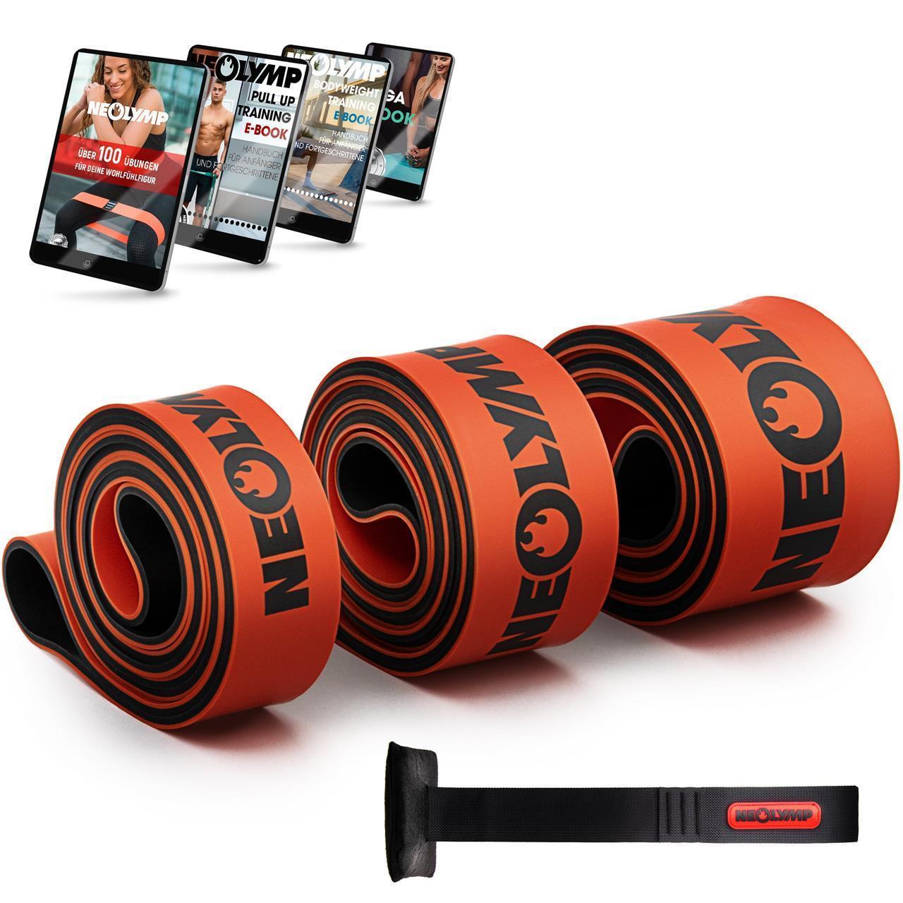 Heavy Resistance Bands, Widerstandsbänder aus Latex | B-Ware - 6er Set - Outlet von NEOLYMP