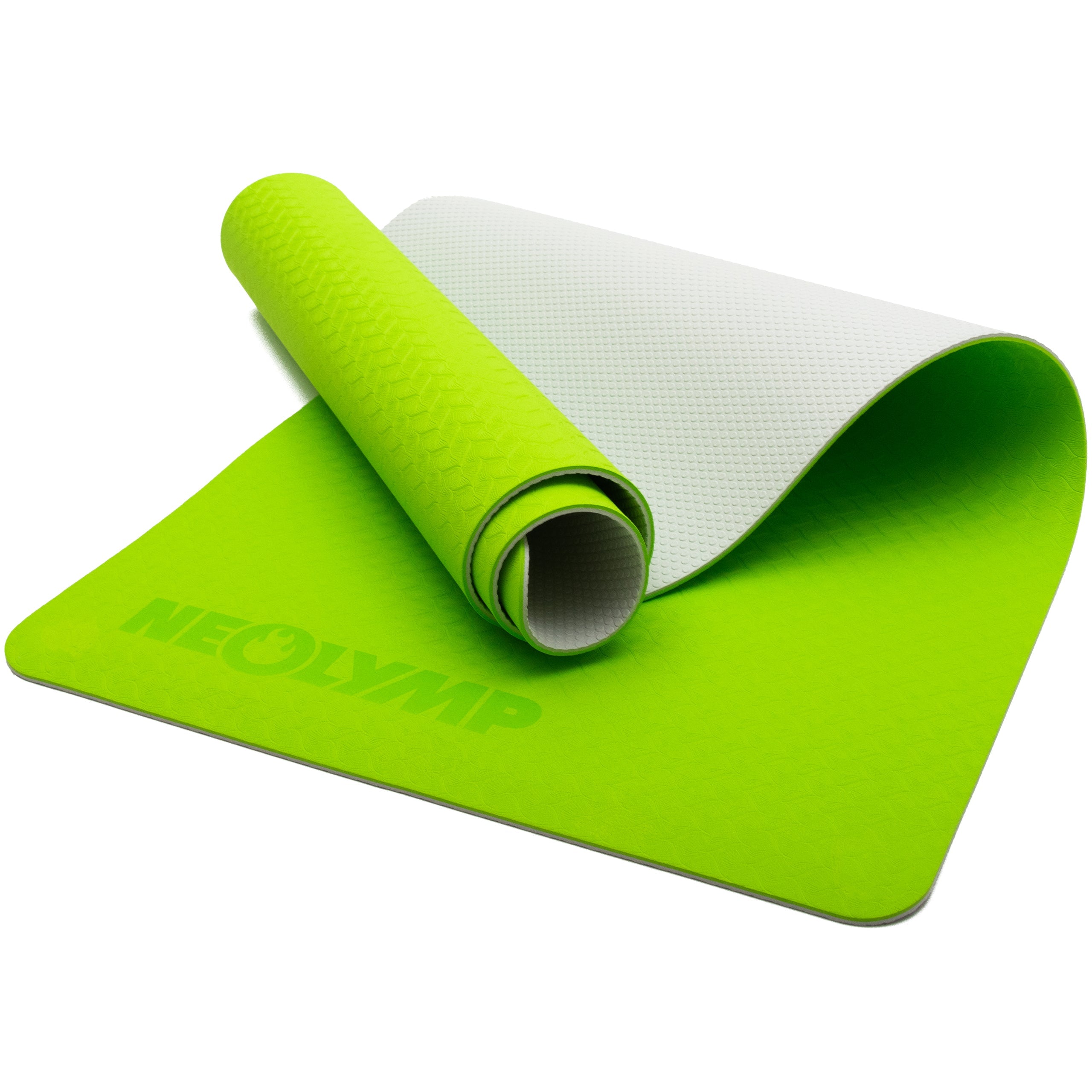 Premium Yogamatte – ideal für Yoga, Pilates & Gymnastik – Lime (B‑Ware) - - Outlet von NEOLYMP | Fitnessequipment und Sportartikel