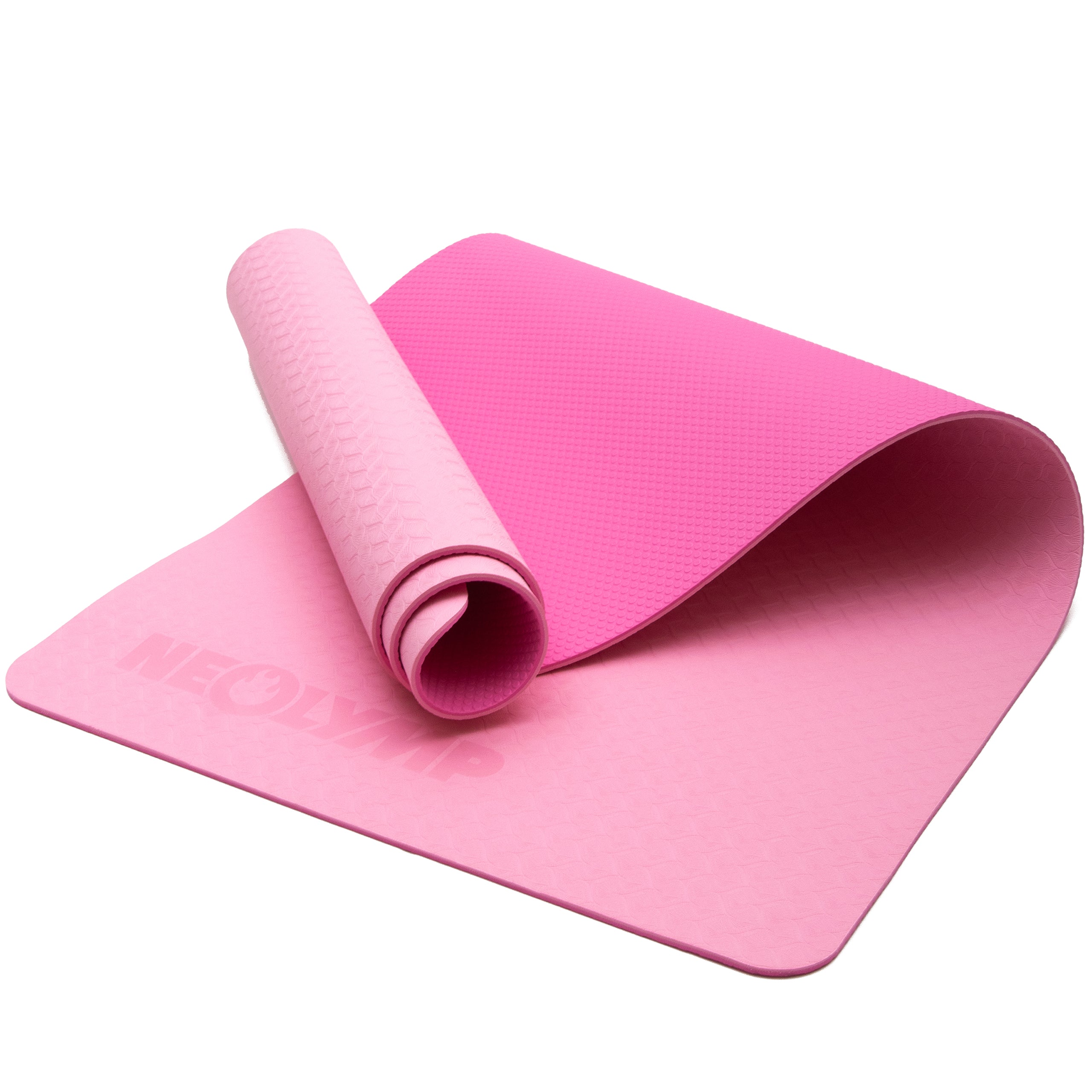 Premium Yogamatte – ideal für Yoga, Pilates & Gymnastik – Pink (B‑Ware) - - Outlet von NEOLYMP | Fitnessequipment und Sportartikel