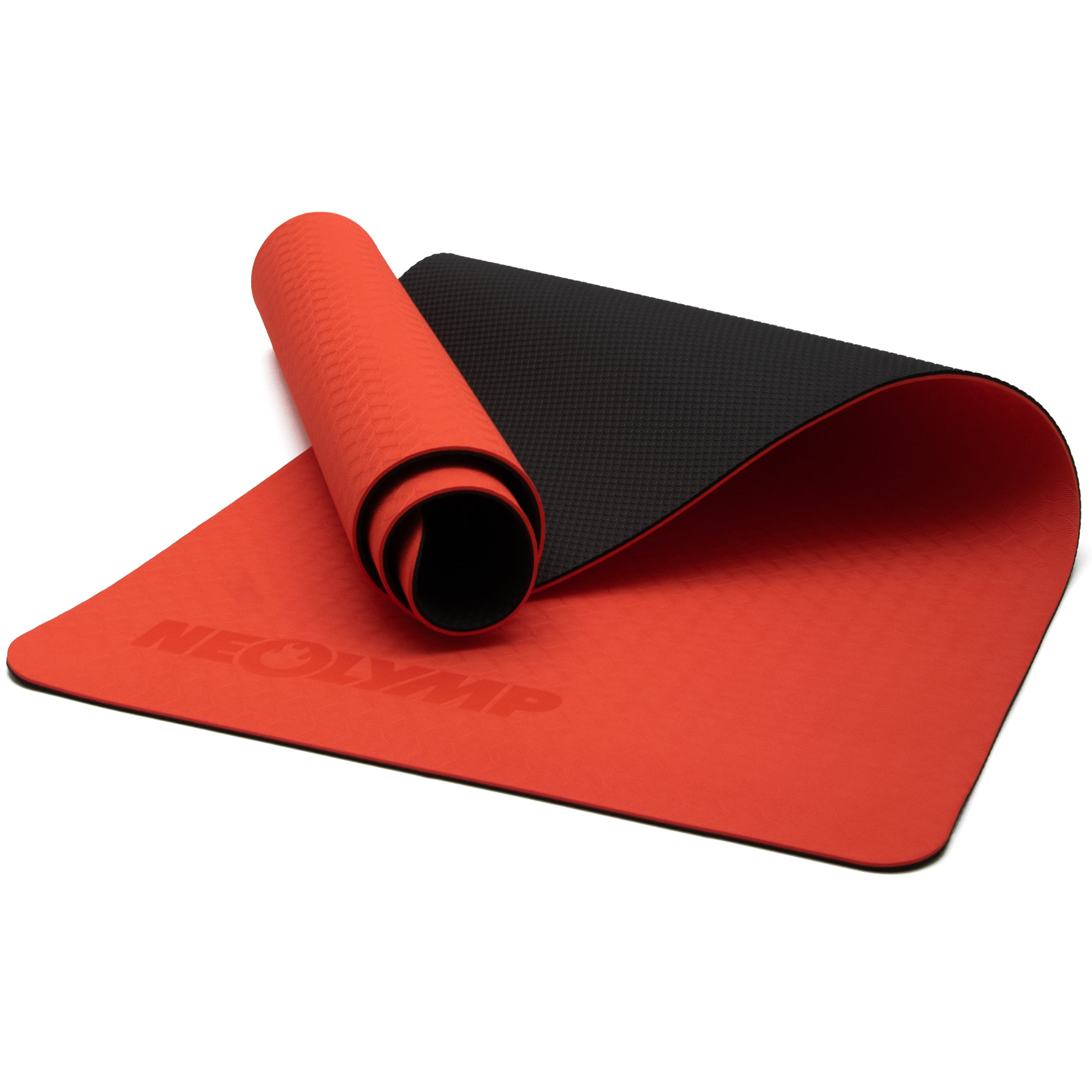 Premium Yogamatte – ideal für Yoga, Pilates & Gymnastik – Rot (B‑Ware) - - Outlet von NEOLYMP | Fitnessequipment und Sportartikel