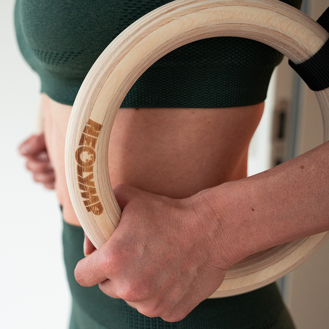 Turnringe aus Holz - 2er Set inkl. Türanker - - Sportgerät von NEOLYMP | Fitnessequipment und Sportartikel