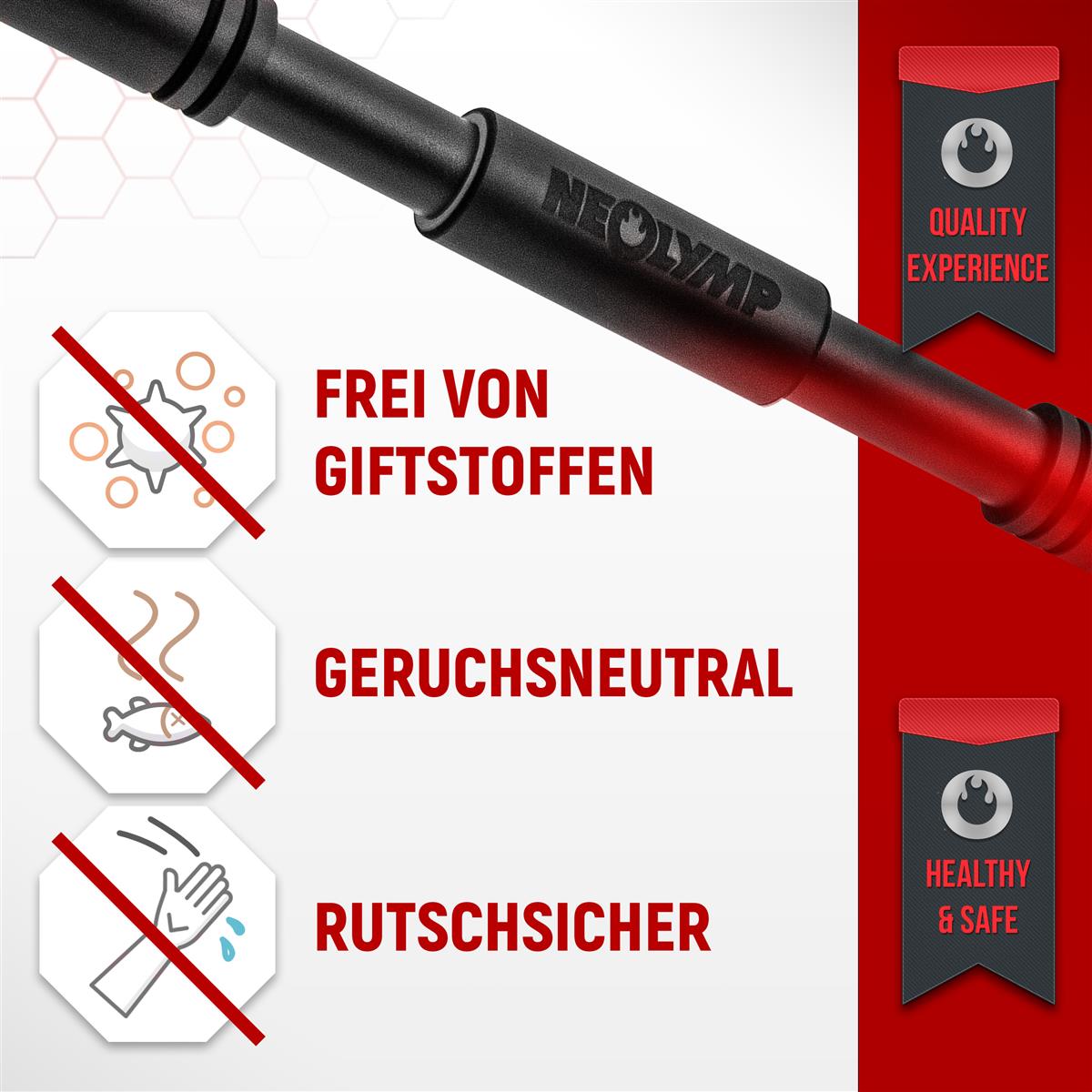 Teleskop Klimmzugstange für den Türrahmen ohne Schrauben - - Klimmzugstangen von NEOLYMP | Fitnessequipment und Sportartikel