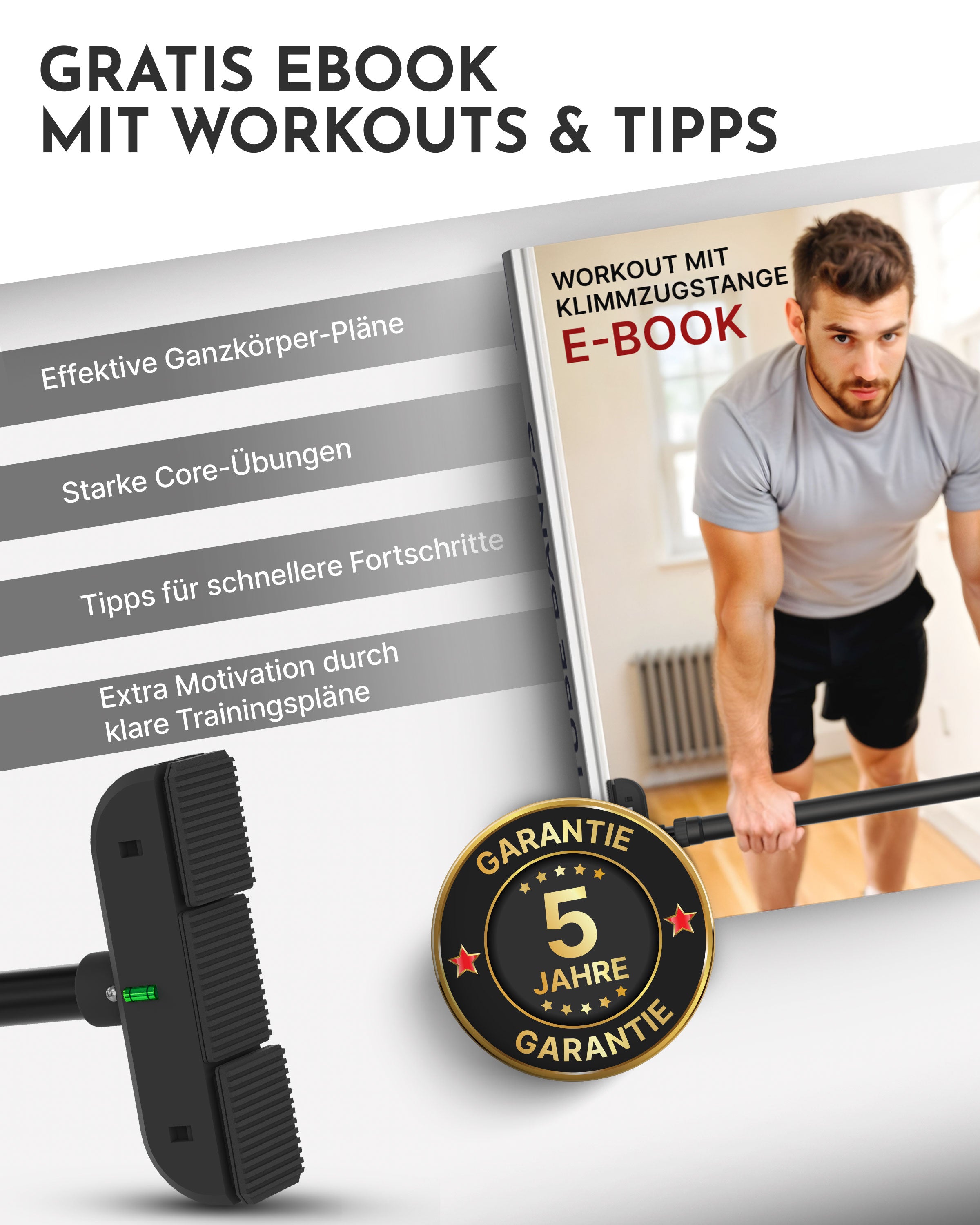 Teleskop-Klimmzugstange Premium - - Klimmzugstangen von NEOLYMP | Fitnessequipment und Sportartikel