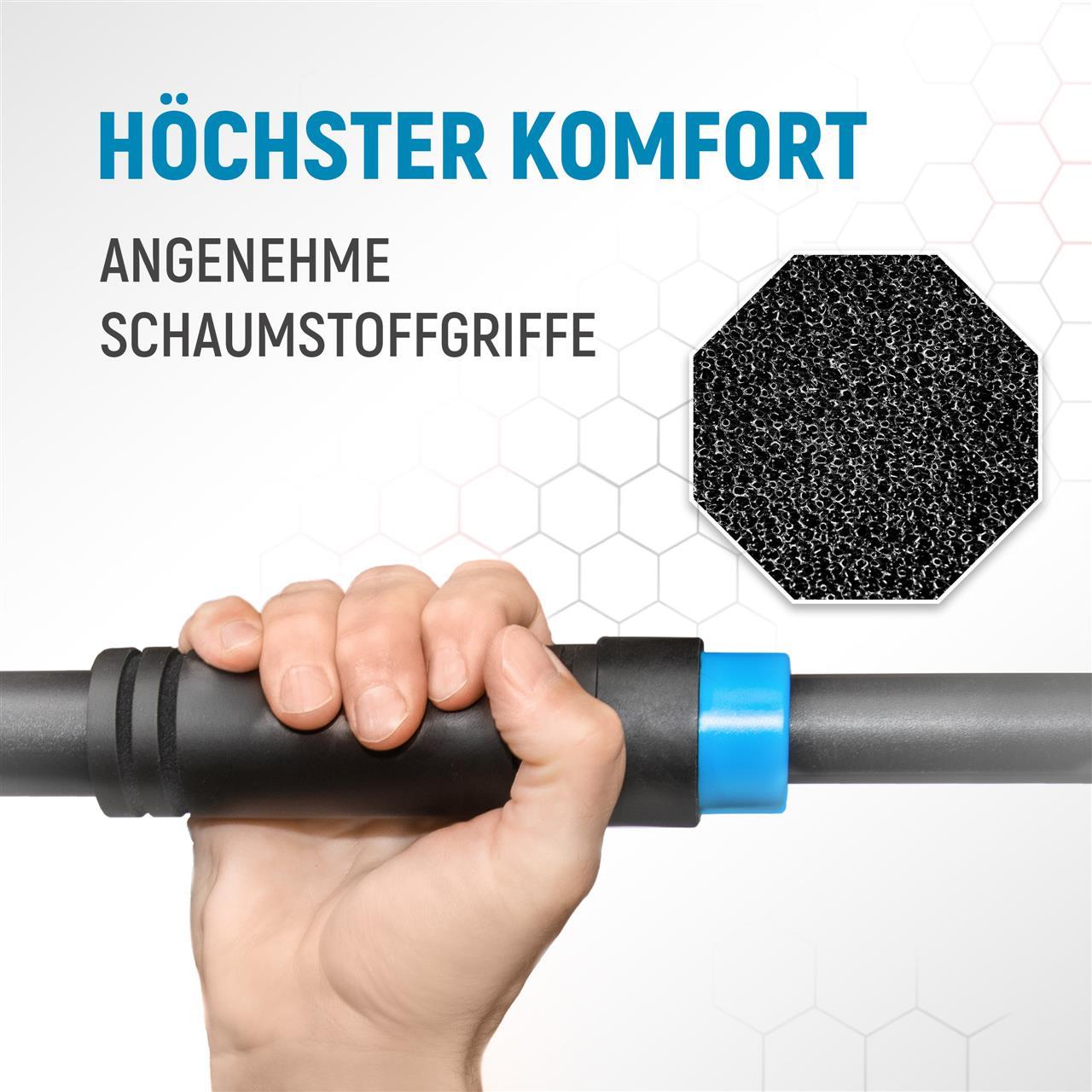 Teleskop Klimmzugstange für Türen | B-Ware - Blau - Outlet von NEOLYMP
