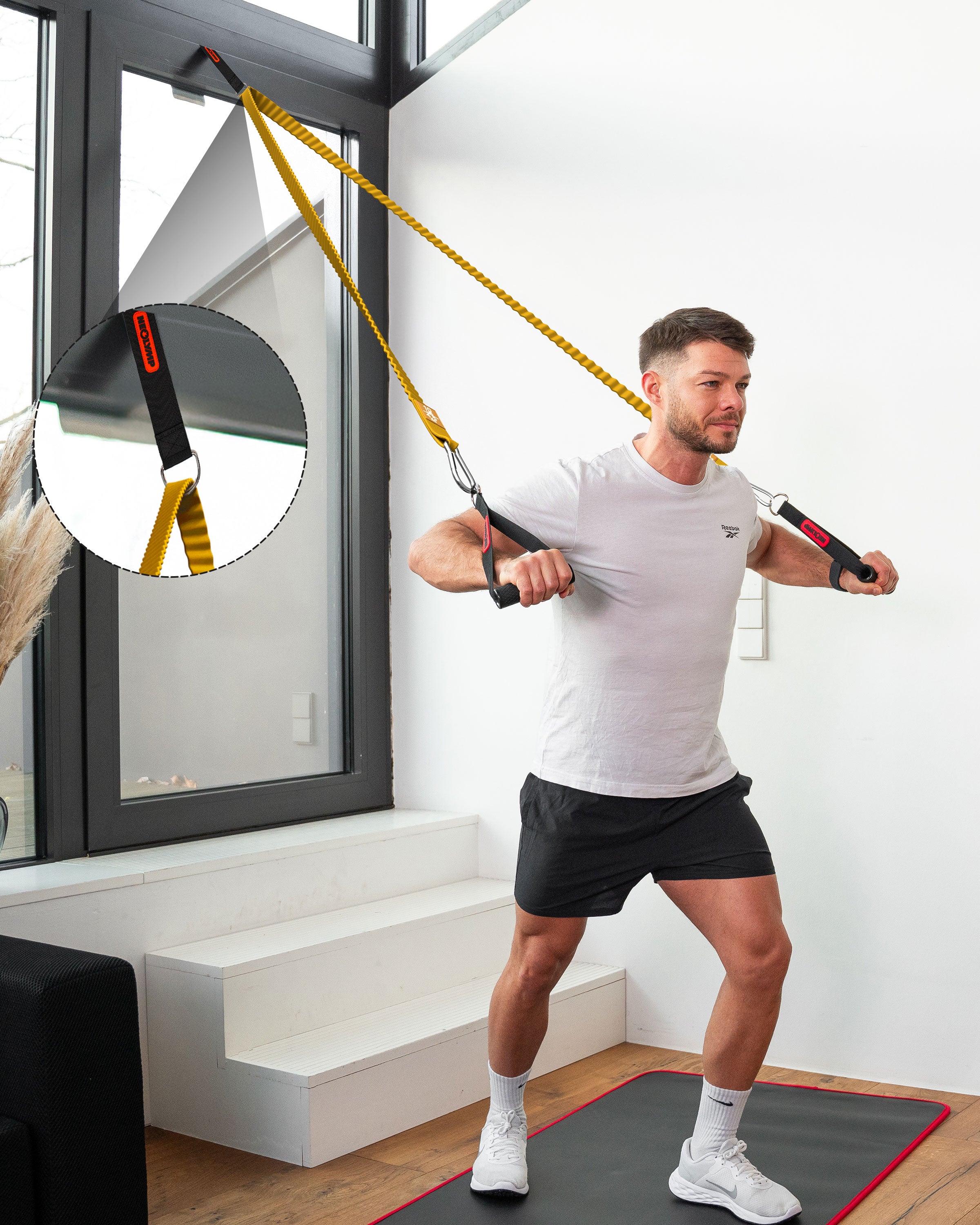 Premium Türanker - Für Widerstandsbänder, hochbelastbar (3er Set Türanker) - - Zubehör von NEOLYMP | Fitnessequipment und Sportartikel