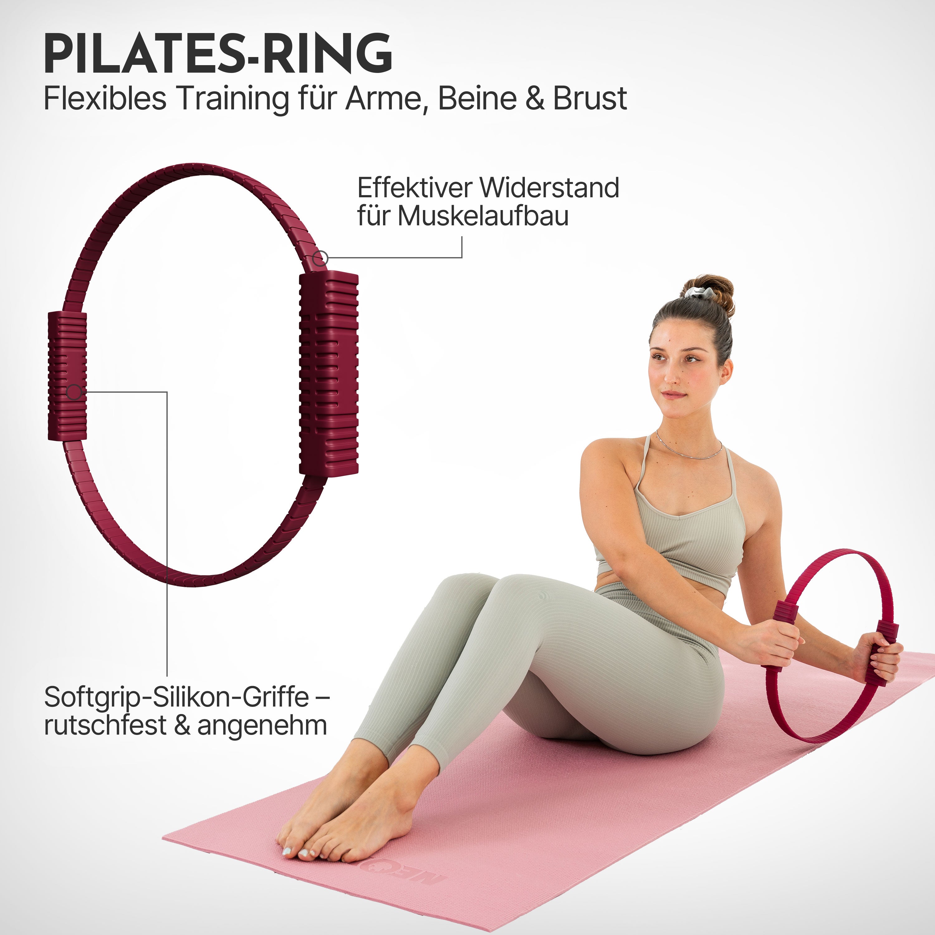Pilatesring - Berry - Sportgerät von NEOLYMP | Fitnessequipment und Sportartikel