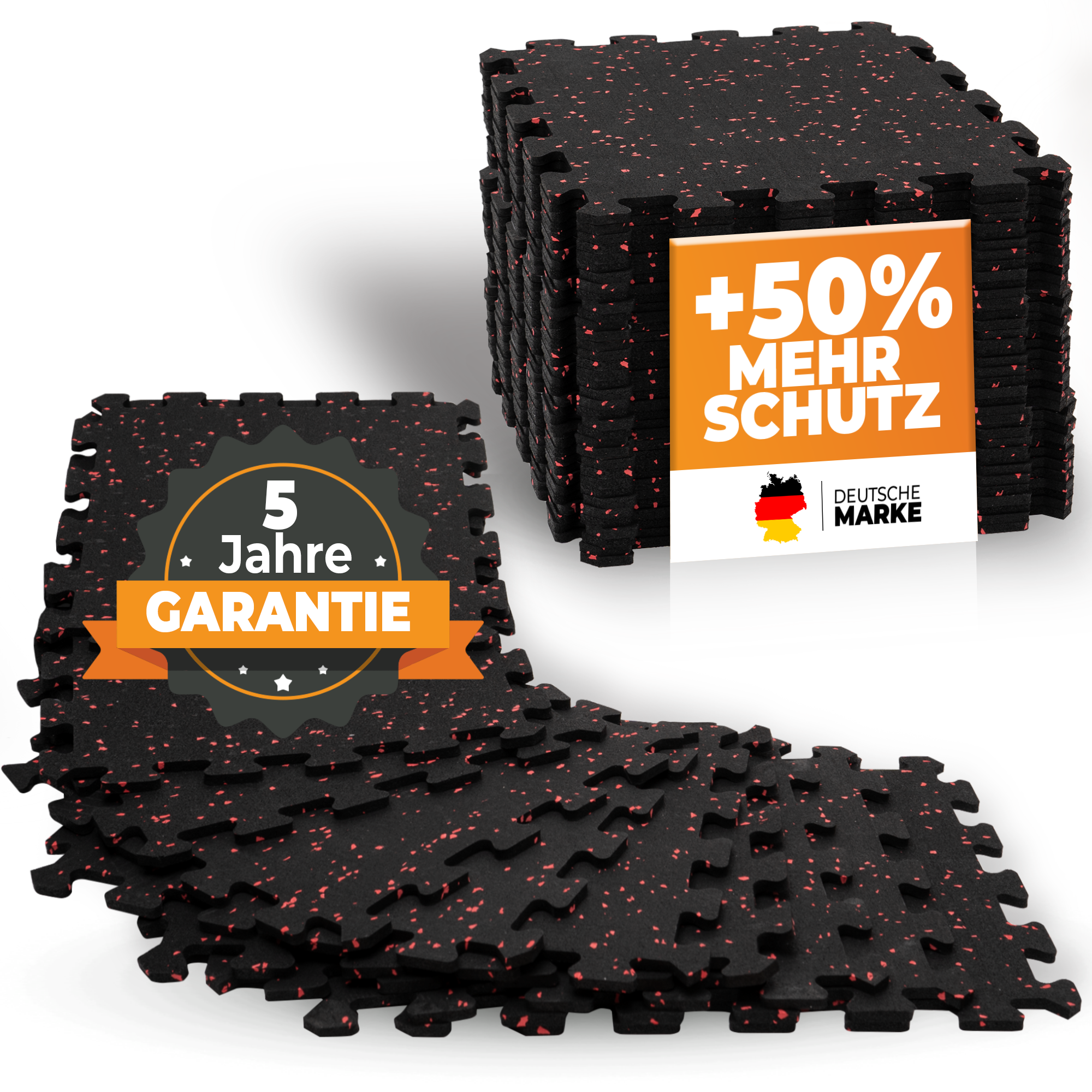 8 Kautschuk Bodenschutzmatten (B-Ware) - - Outlet von NEOLYMP | Fitnessequipment und Sportartikel
