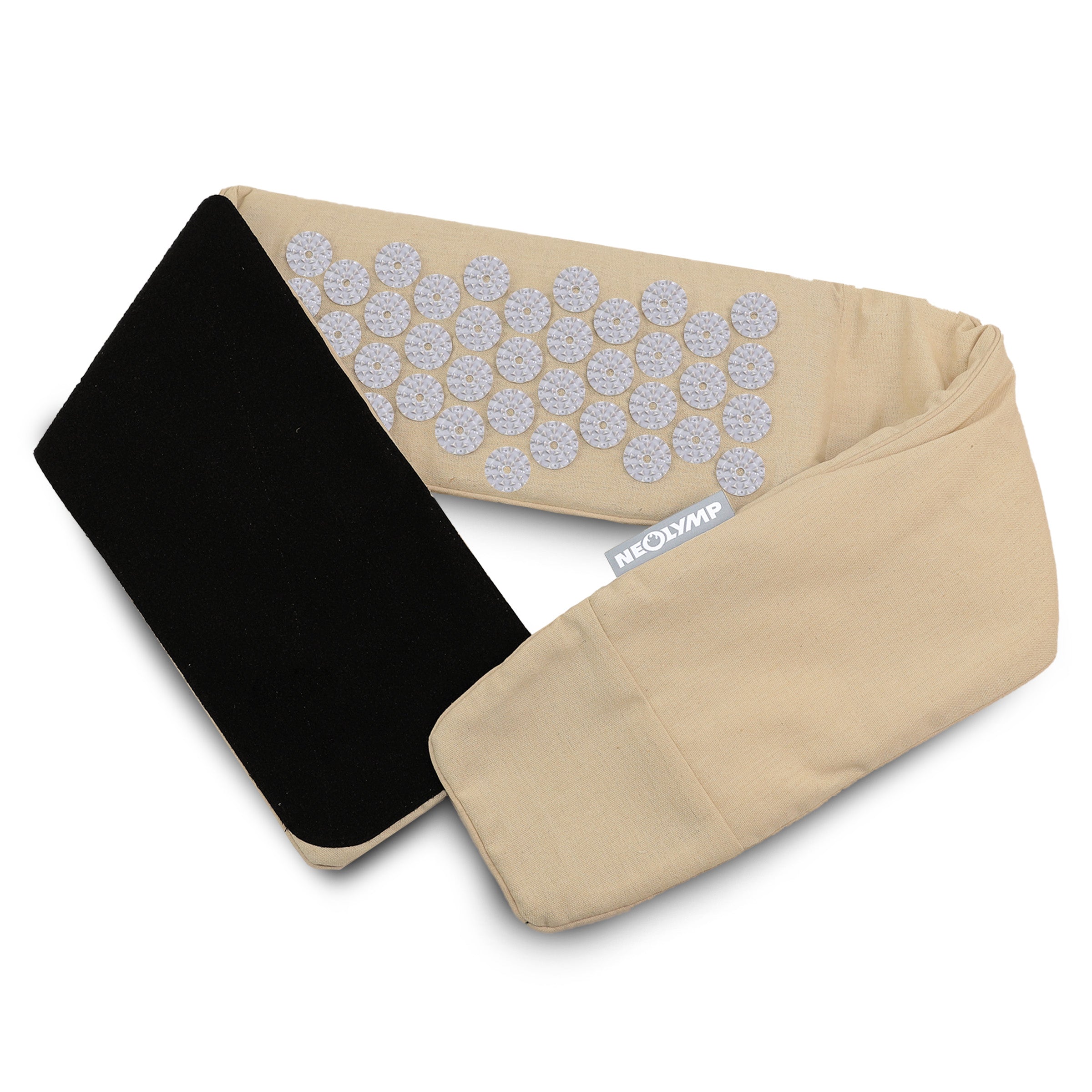 Akupressur Lendengürtel - Beige-Grau - Recovery & Akupressur von NEOLYMP | Fitnessequipment und Sportartikel